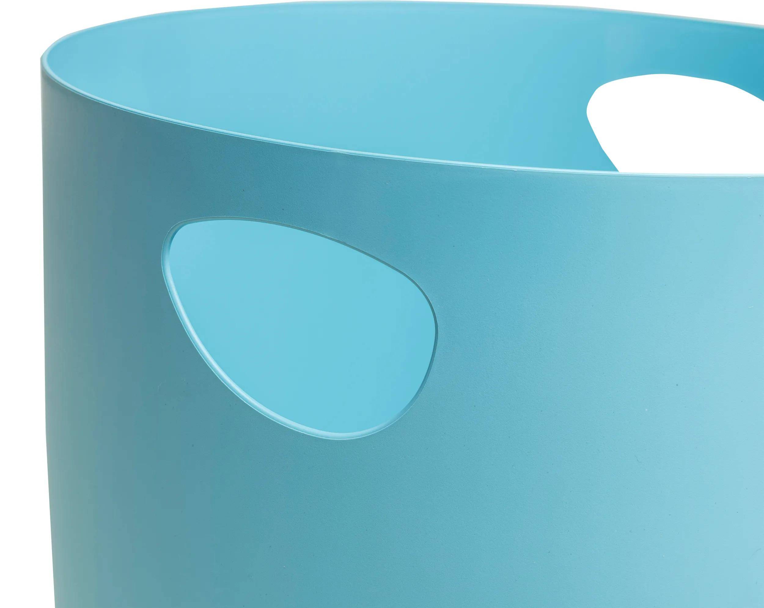 Exacompta 8x Papierkorb Ecobin, Kollektion Pop N'Co - Cyan - 45391D