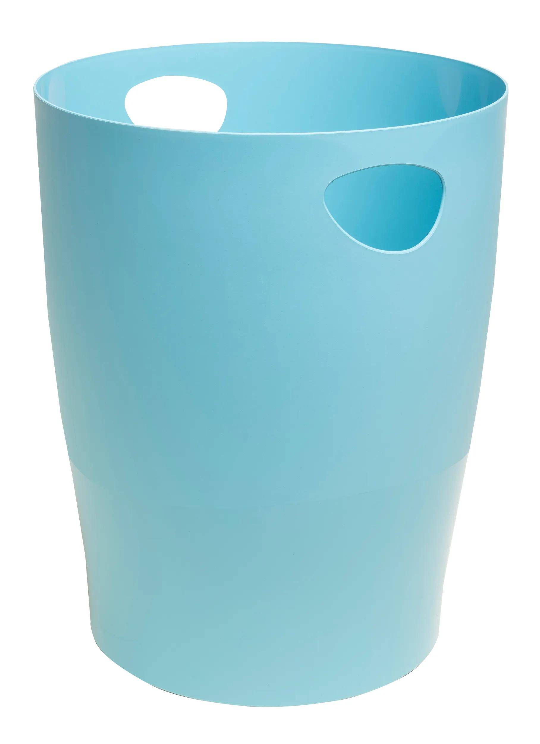 Exacompta 8x Papierkorb Ecobin, Kollektion Pop N'Co - Cyan - 45391D