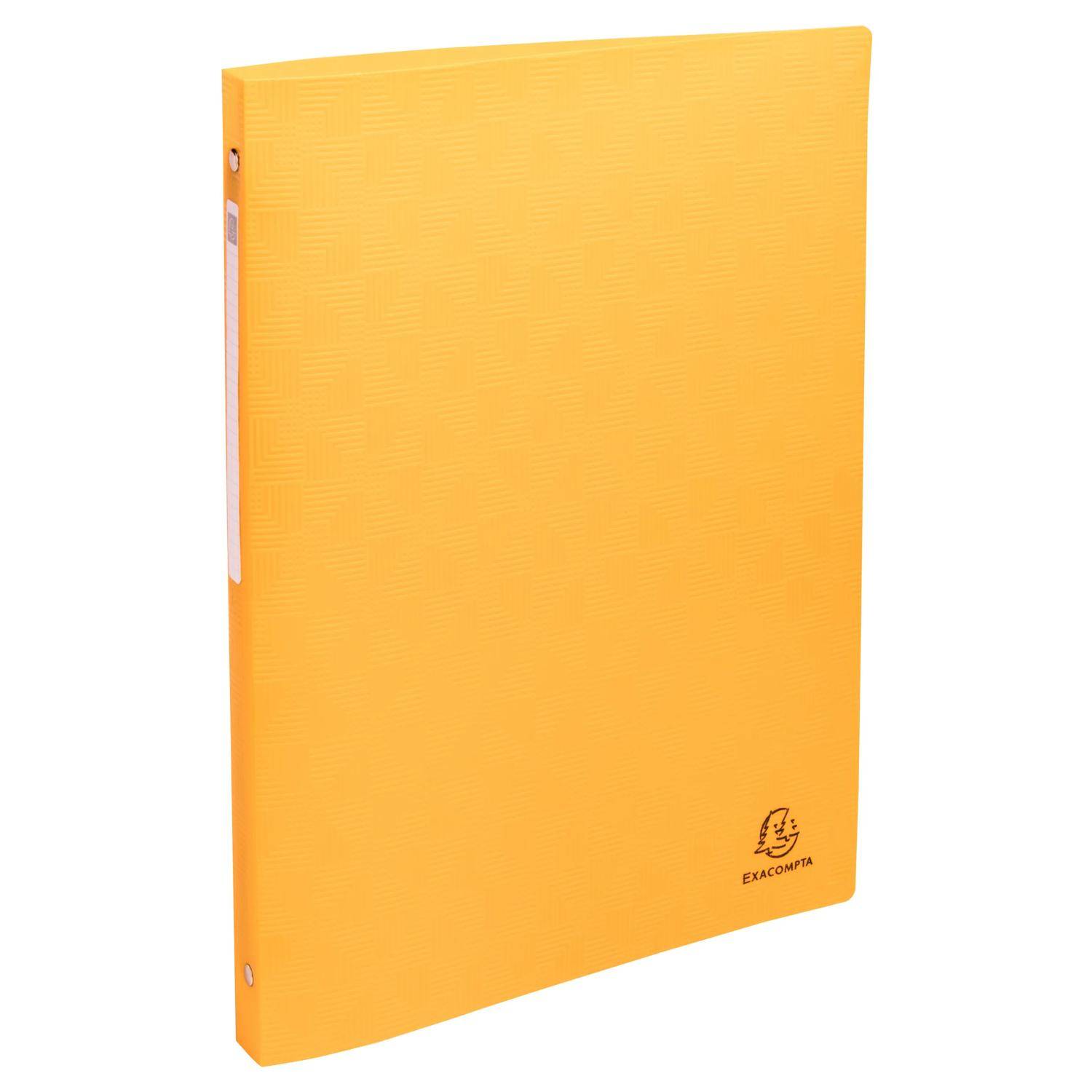 Exacompta 20x Ringbuch 4 Ringe 15mm, Recycling-PP, Pop'N Co - sortiert - 51910E