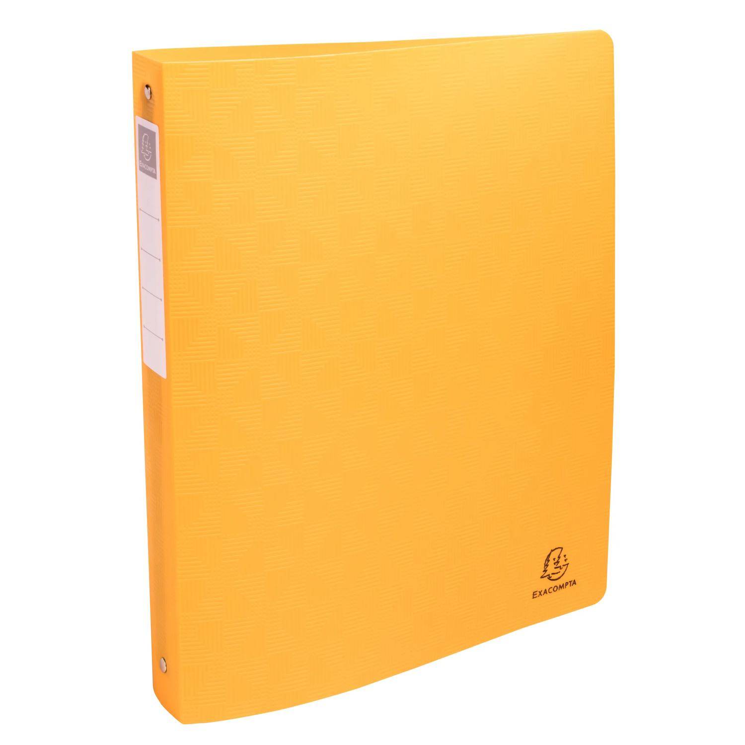 Exacompta 12x Ringbuch 2 Ringe 30mm, Recycling-PP, Pop'N Co - sortiert - 54930E