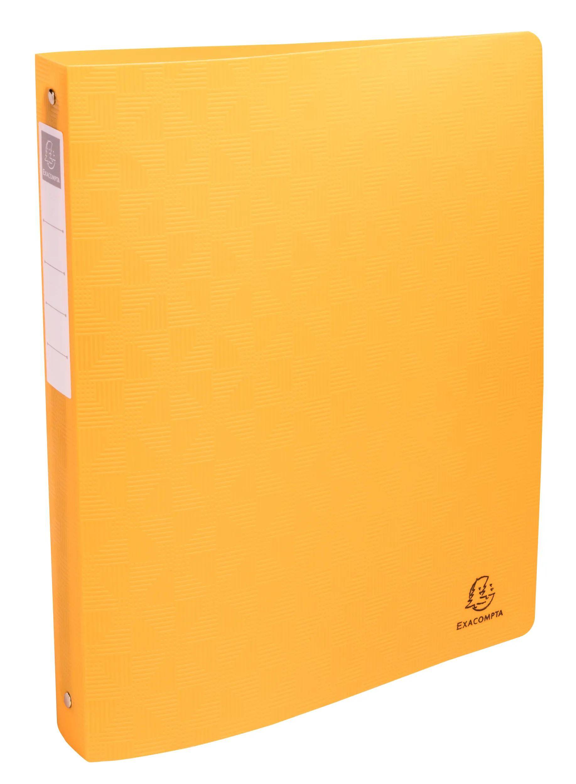 Exacompta 12x Ringbuch 4 Ringe 30mm, Recycling-PP, Pop'N Co - sortiert - 51930E