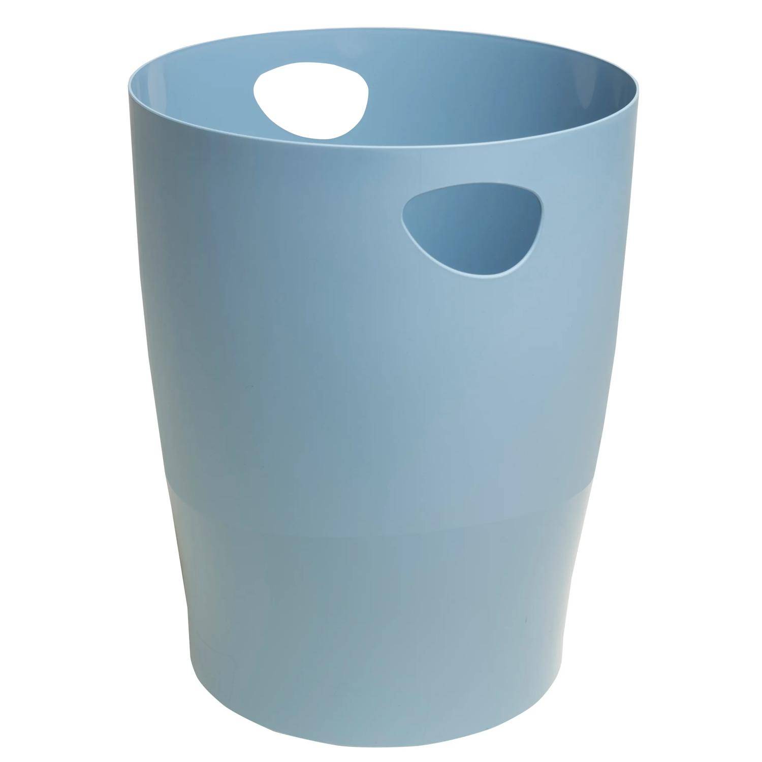 Exacompta 8x Papierkorb Ecobin AutentiK - Blaugrau - 45370D