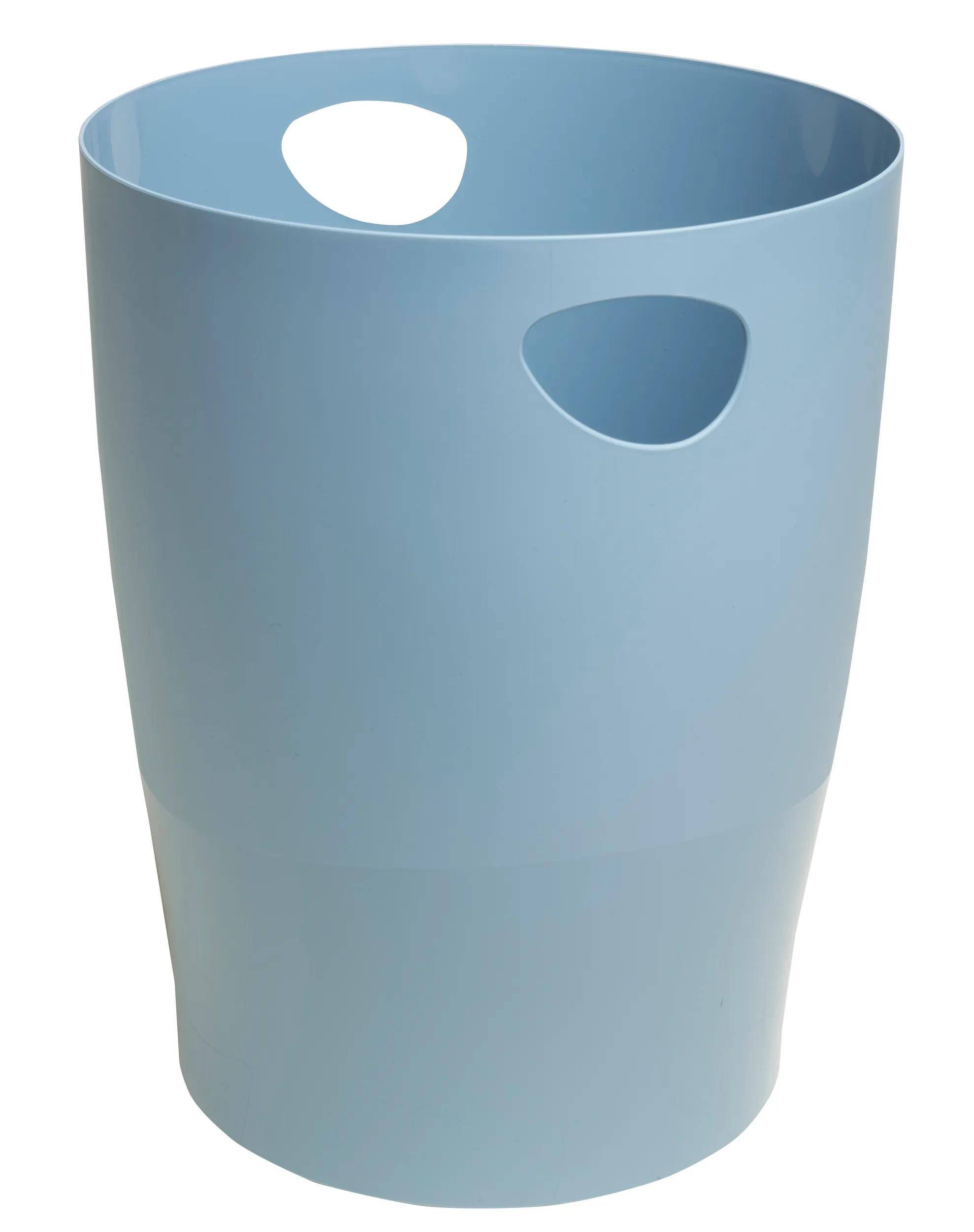 Exacompta 8x Papierkorb Ecobin AutentiK - Blaugrau - 45370D