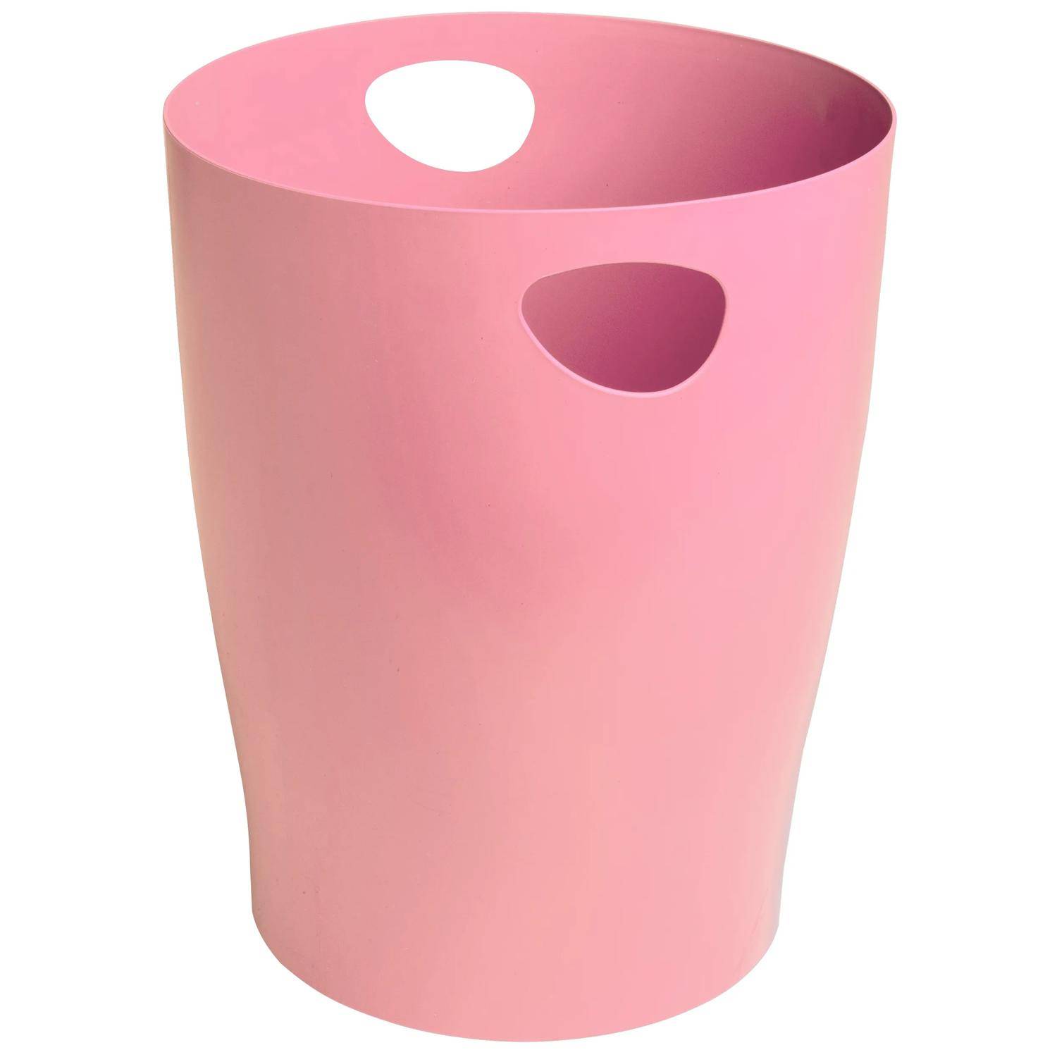 Exacompta 8x Papierkorb Ecobin AutentiK - Bonbonrosa - 45371D