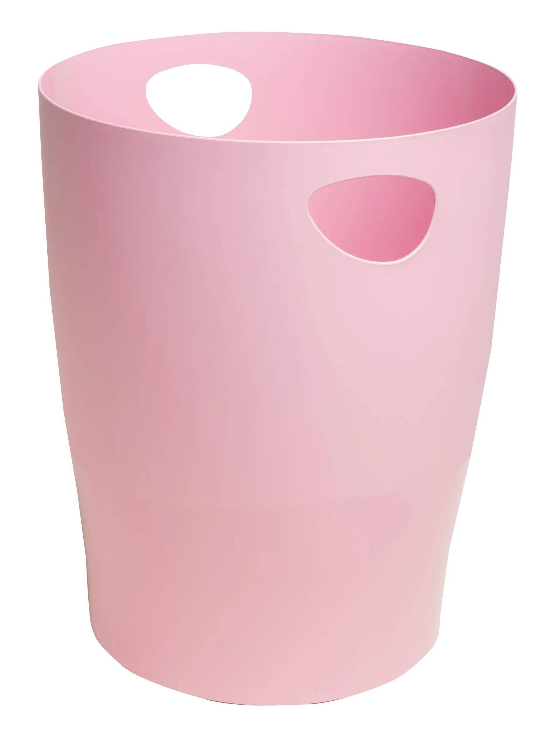 Exacompta 8x Papierkorb Ecobin AutentiK - Bonbonrosa - 45371D