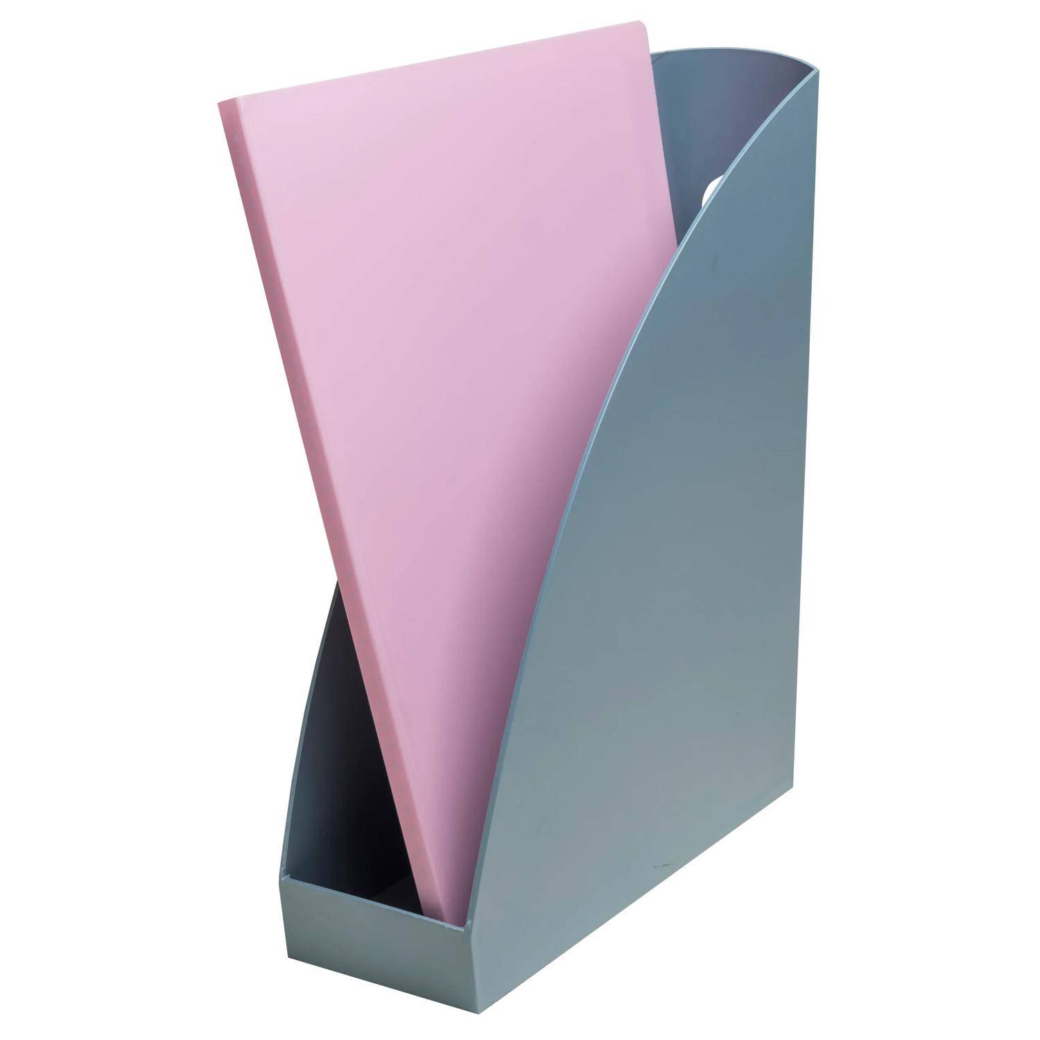 Exacompta 6x Stehsammler Mag-Cube AutentiK - Blaugrau - 18270D