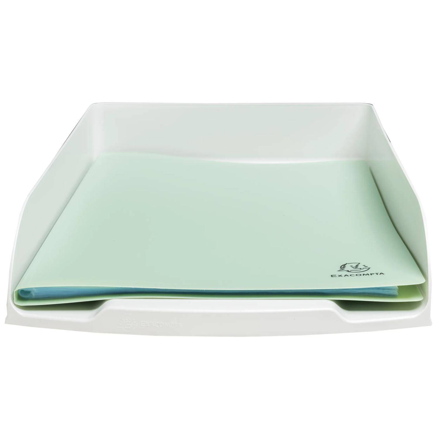 Exacompta 6x Briefablage Querformat Combo Styli, AutentiK - Weiß - 11113D