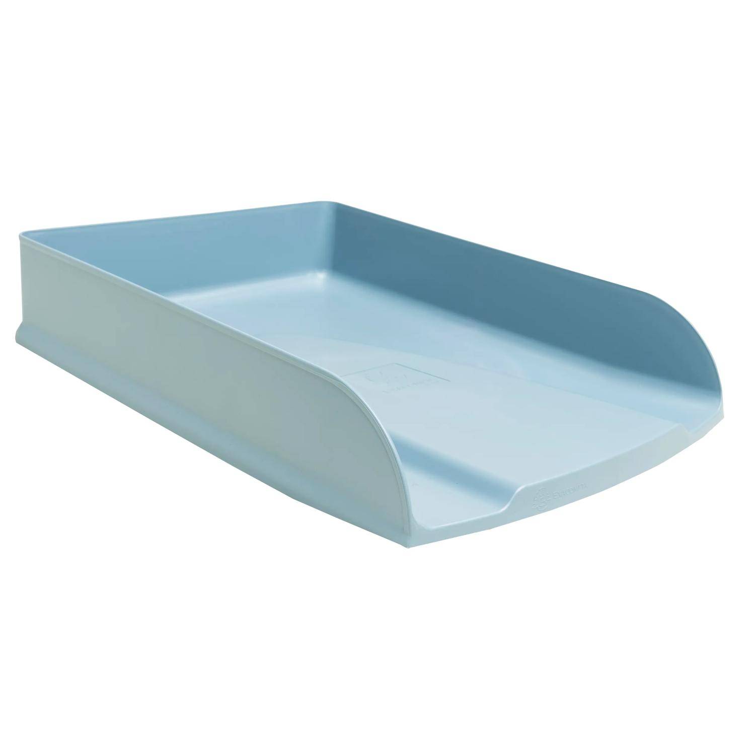 Exacompta 6x Briefablage Querformat Combo Styli, AutentiK - Blaugrau - 11170D