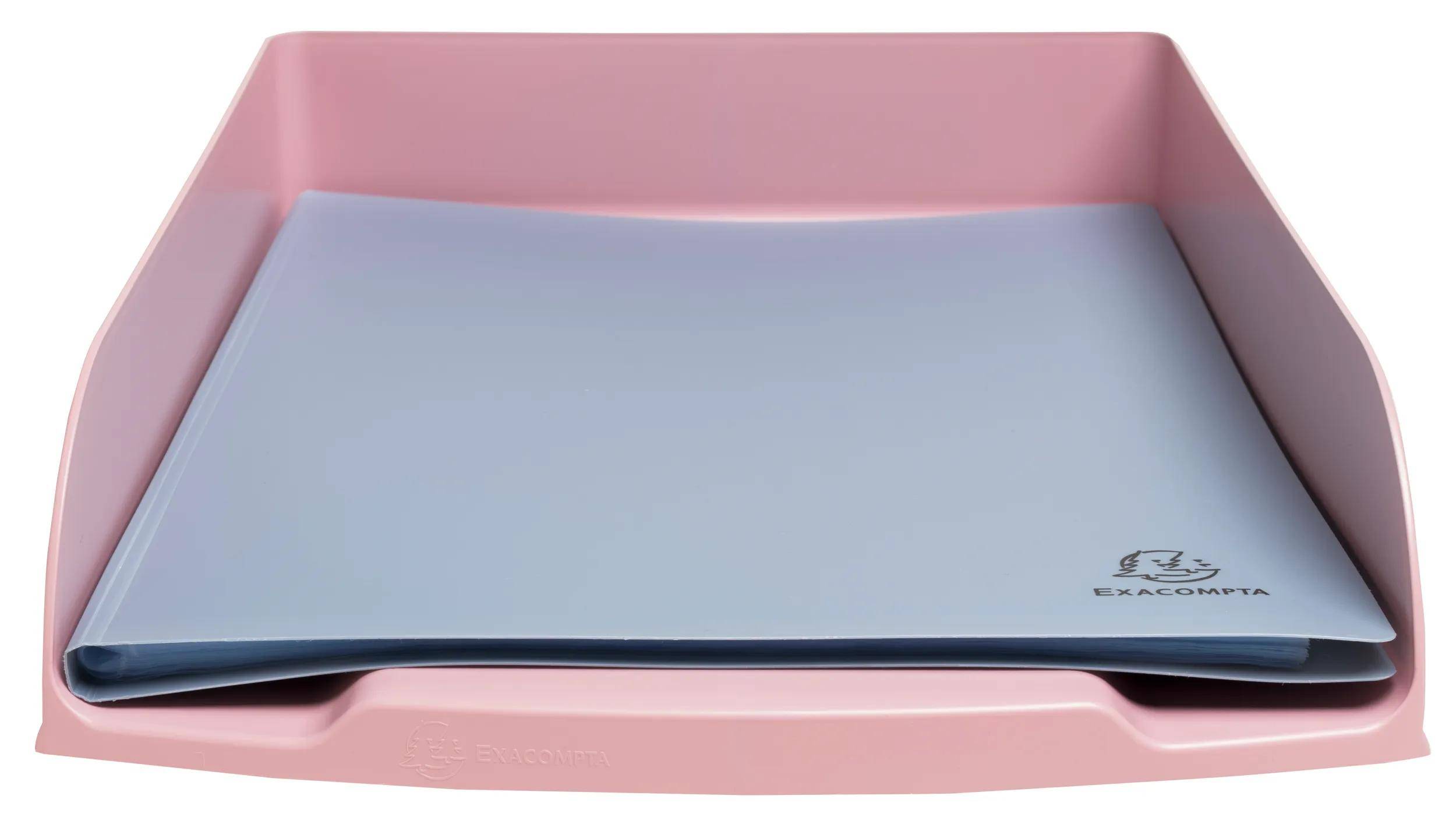 Exacompta 6x Briefablage Querformat Combo Styli, AutentiK - Bonbonrosa - 11171D