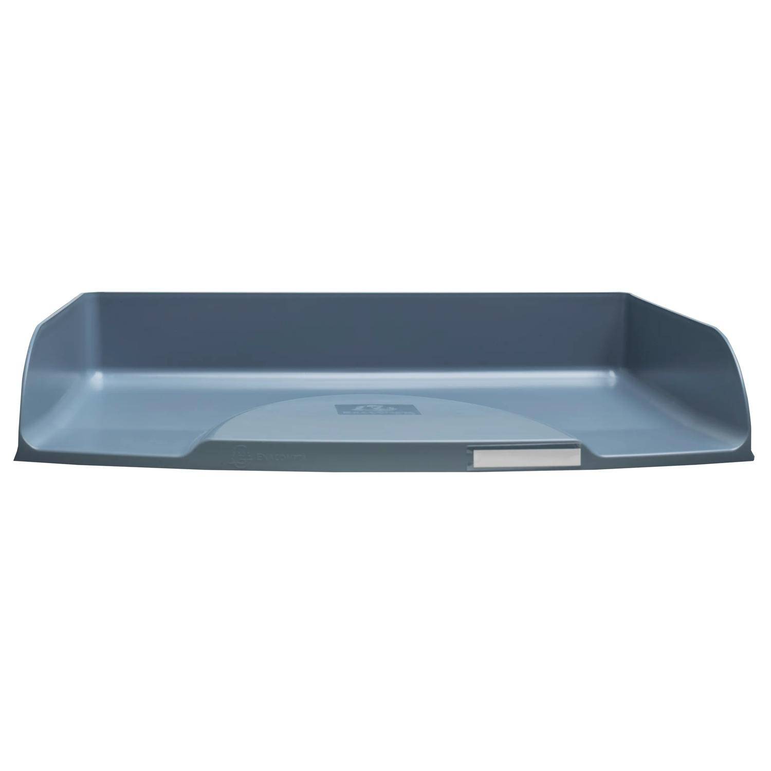 Exacompta 6x Briefablage Querformat Combo Styli, AutentiK - Blaugrau - 10570D