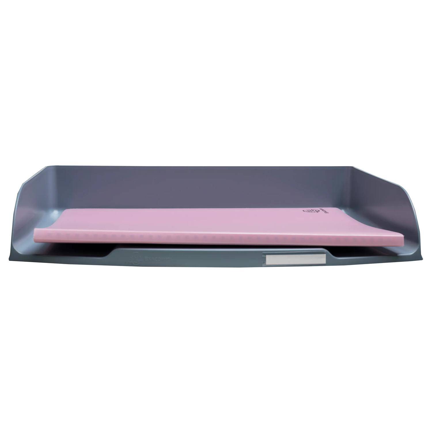 Exacompta 6x Briefablage Querformat Combo Styli, AutentiK - Blaugrau - 10570D