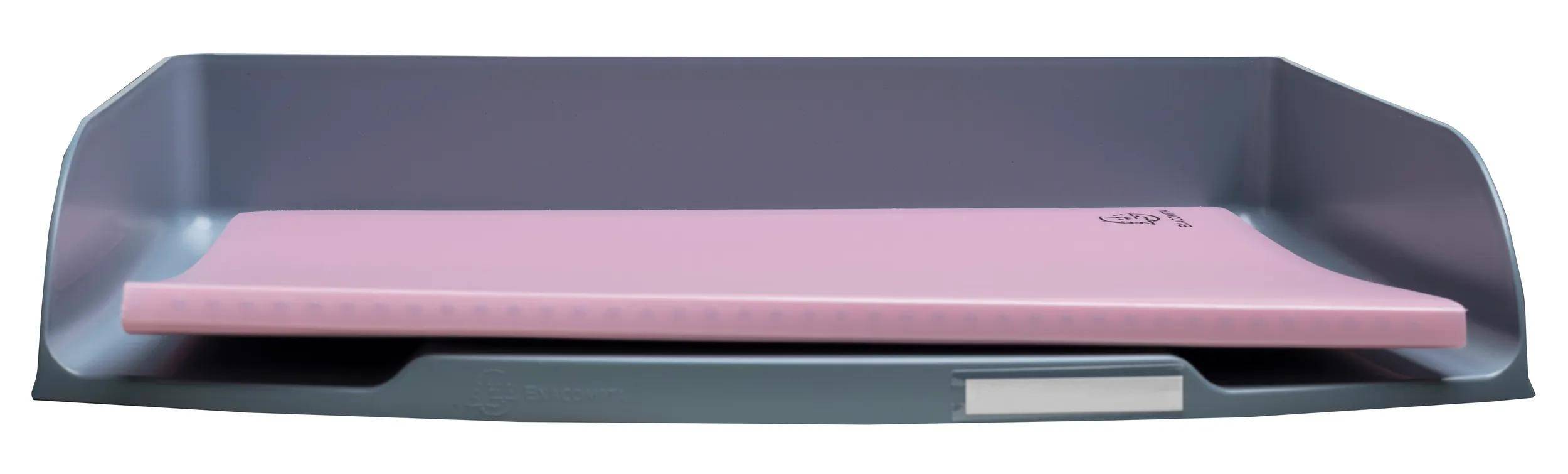 Exacompta 6x Briefablage Querformat Combo Styli, AutentiK - Blaugrau - 10570D