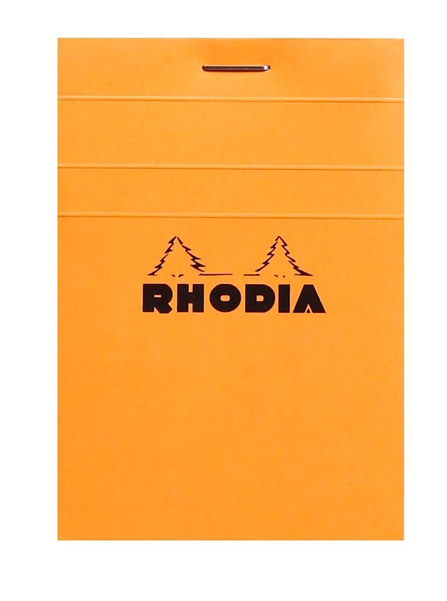 Rhodia 10x Gehefter Notizblock Rhodia No.11 A7 80 Bl kariert 80g Orange 11200C