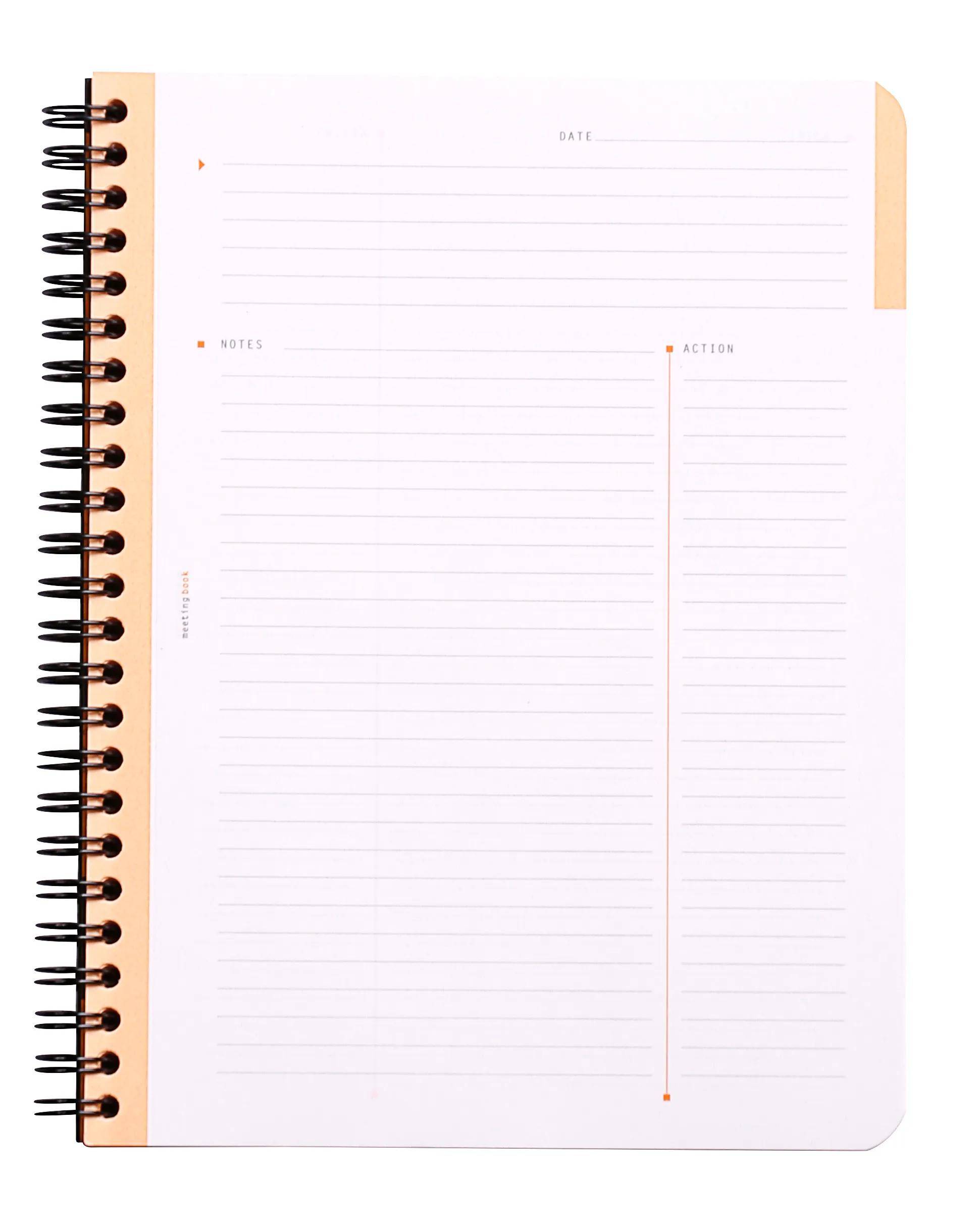 Rhodia 5x Meeting Book Rhodia A5+, mit Doppelspirale, 80 Bl 90g Sortiert 19341C