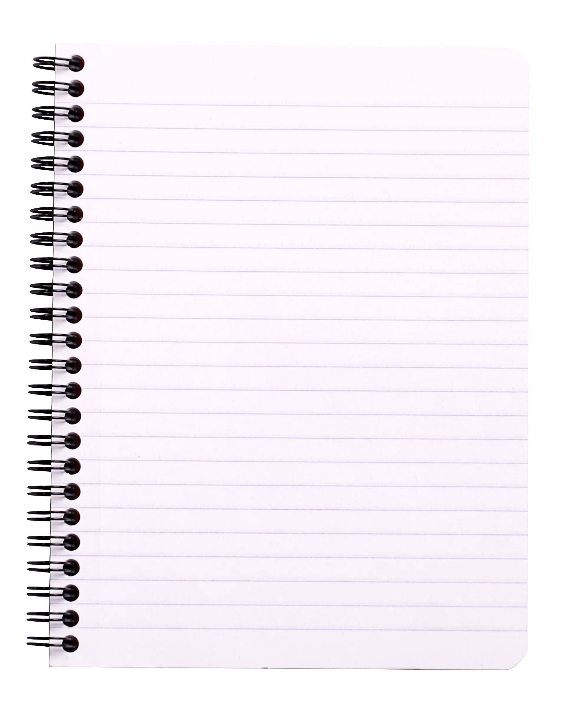 Rhodia 5x Spiralbuch Notebook A5+, 80 Bl liniert 80g, abtrennbar Schwarz 193469C