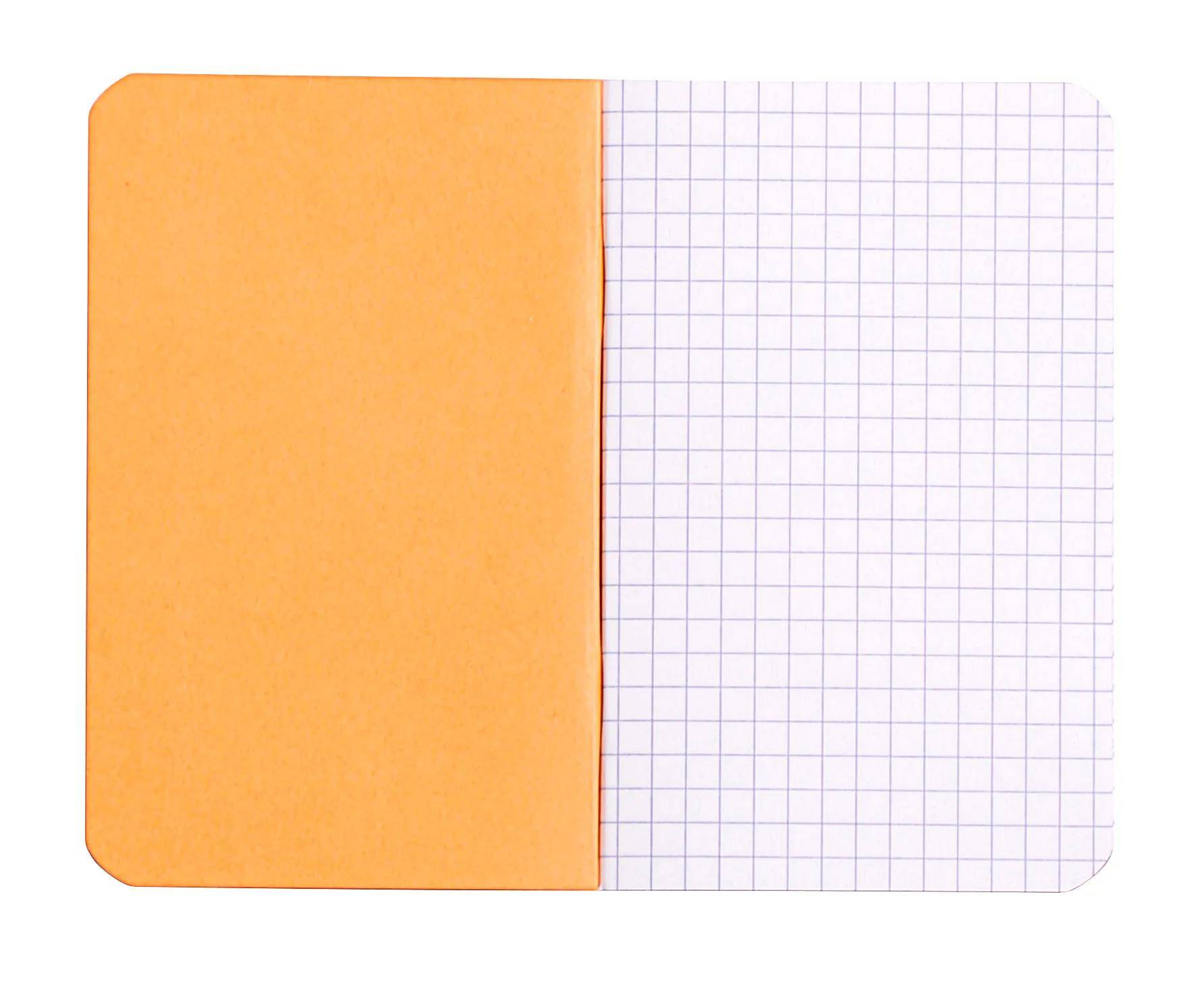 Rhodia 20x Notizheft Rhodia 7,5x12cm 24 Blatt kariert 80g - Orange 119158C