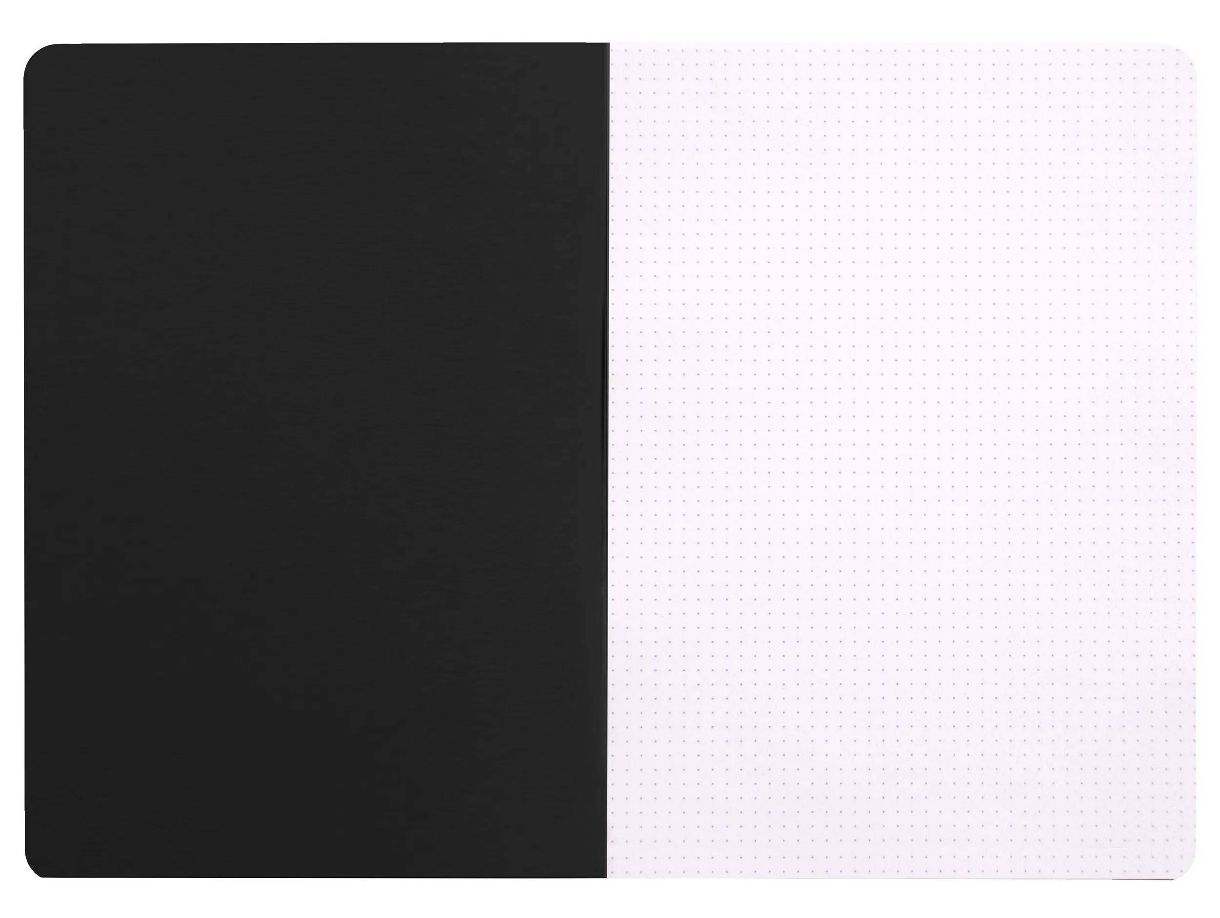 Rhodia 10x Notizheft dotBook A4 48 Bl dot/punktkariert 80g Schwarz 119166C