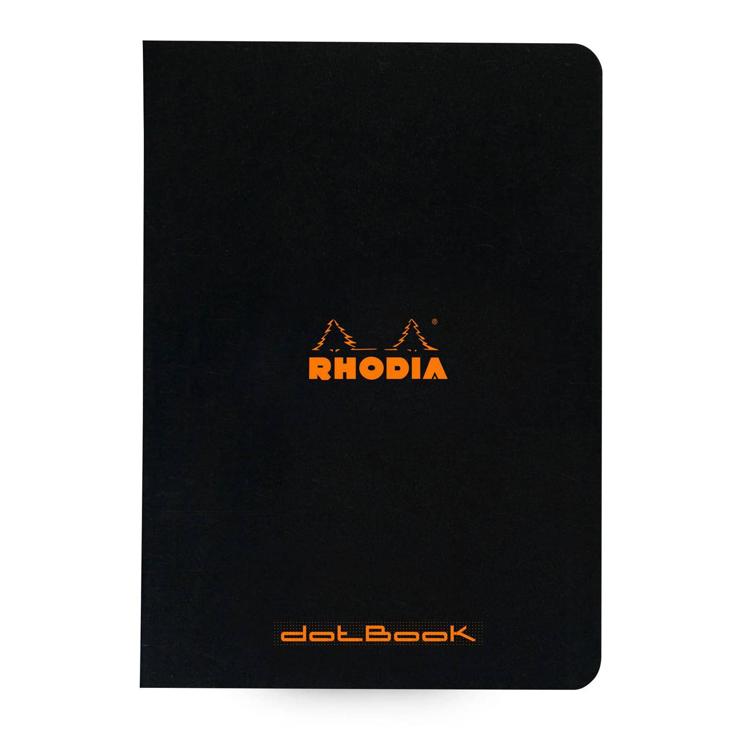 Rhodia 10x Notizheft dotBook A5 48 Bl dot/punktkariert 80g Schwarz 119186C