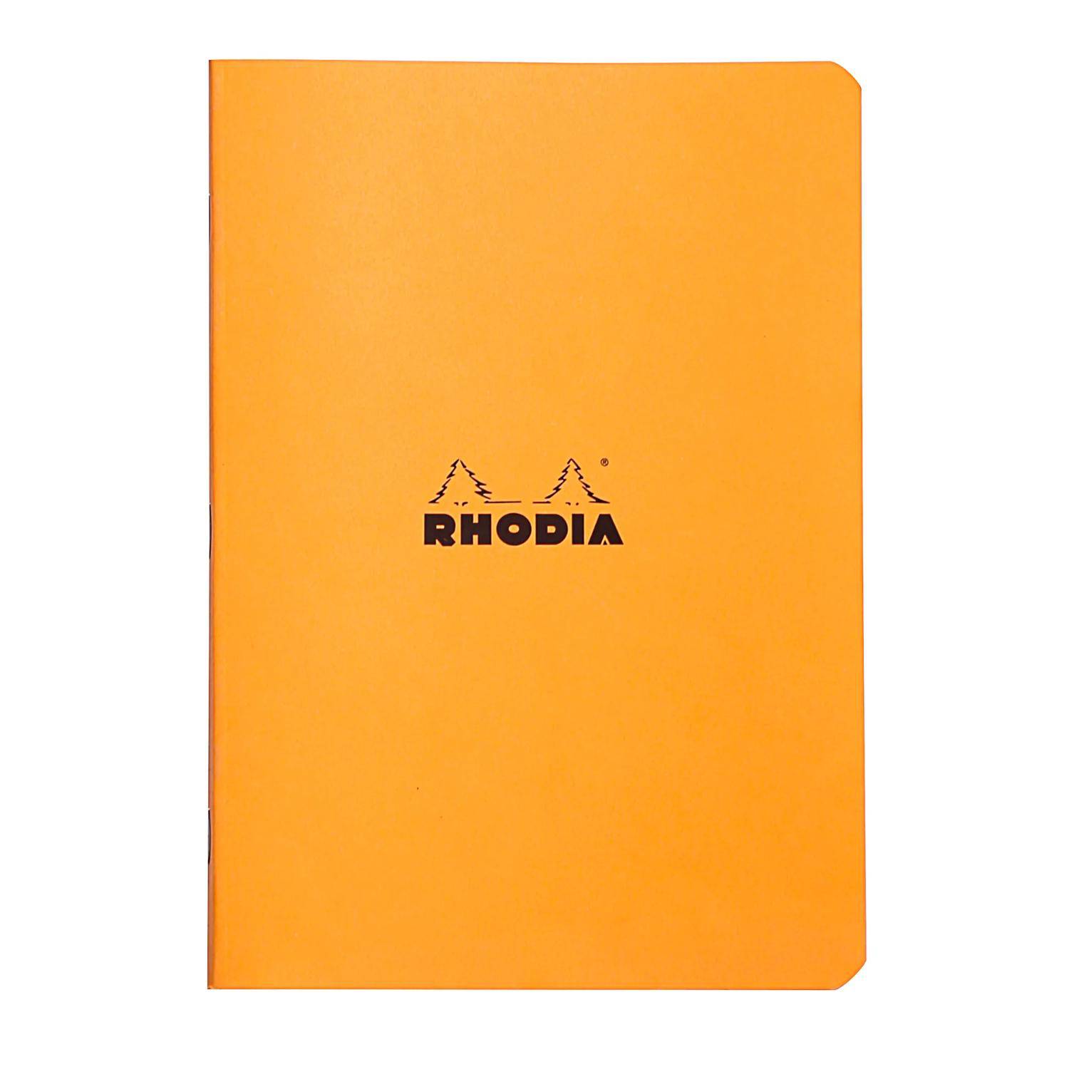 Rhodia 10x Notizheft Rhodia A5 48 Blatt liniert 80g - Orange 119188C