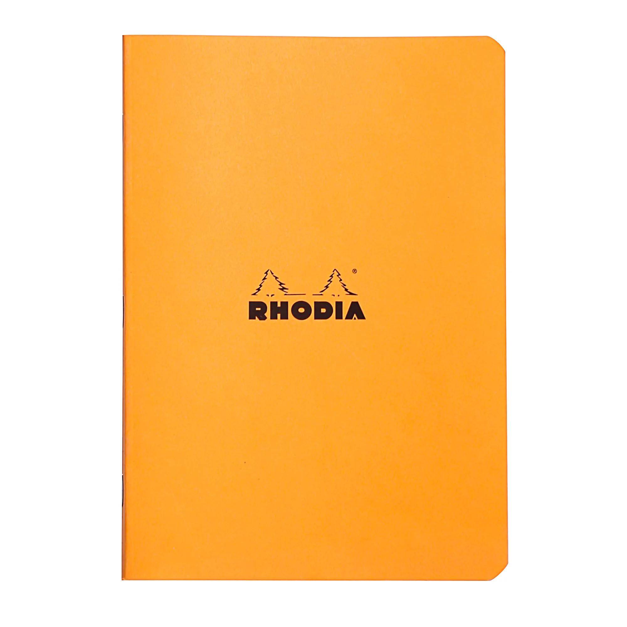 Rhodia 10x Notizheft Rhodia A5 48 Blatt liniert 80g - Orange 119188C
