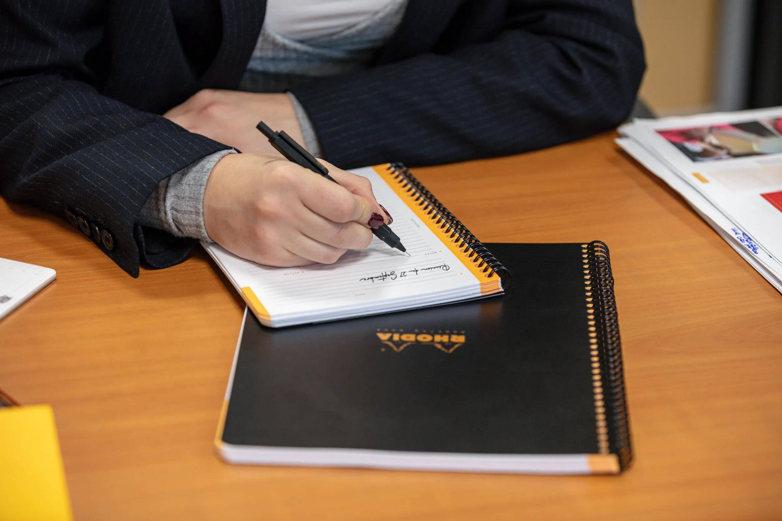 Rhodia 5x Meeting Book Rhodiactive A5+, Spiralbuch, 80 Blatt 90g Schwarz 119941C