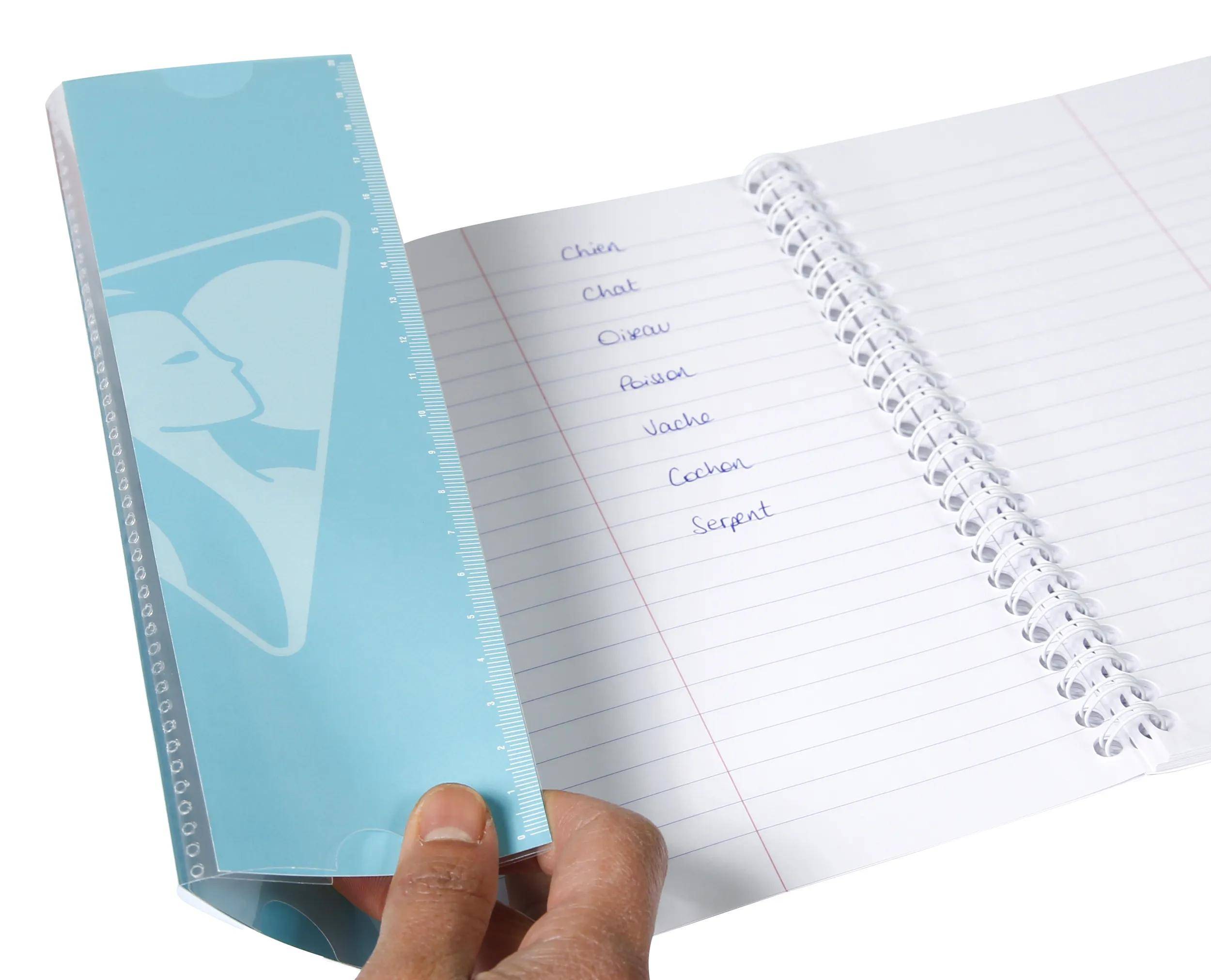 Clairefontaine 10x Koverbook, Vokabelheft A5, 50 Blatt liniert Farblos 161820C