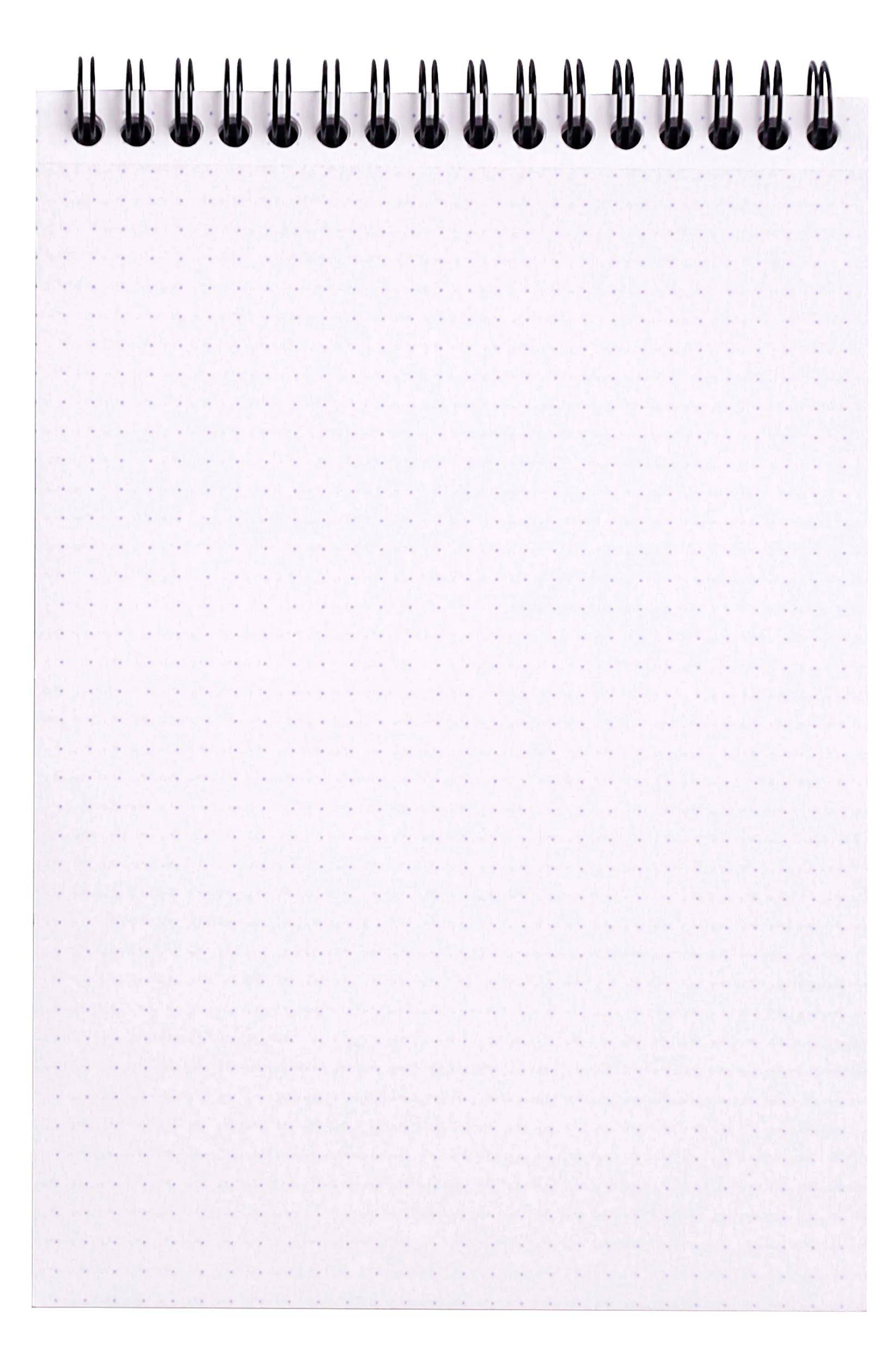 Ein leeres Blatt weiße Millimeterpapier mit schwachen, kleinen grauen Punkten, die gleichmäßig in einem Rastermuster angeordnet sind.