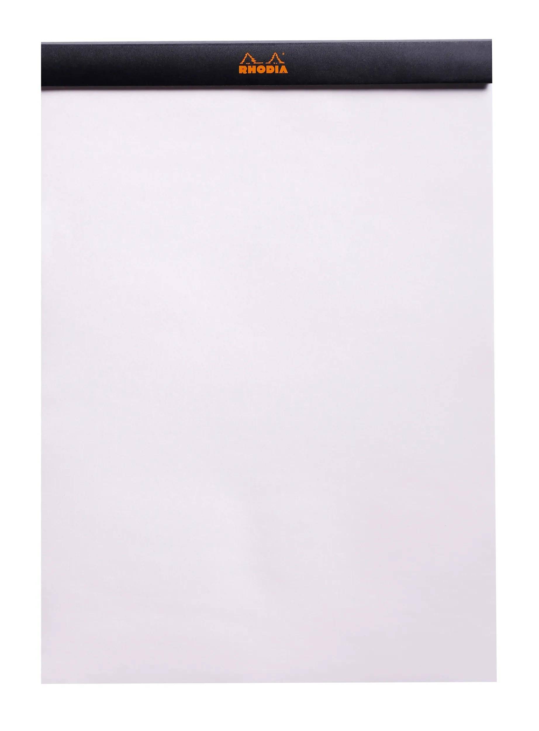 Rhodia 5x Gehefteter Notizblock Rhodia No.18 A4 80 Bl blanko 80g Schwarz 180009C