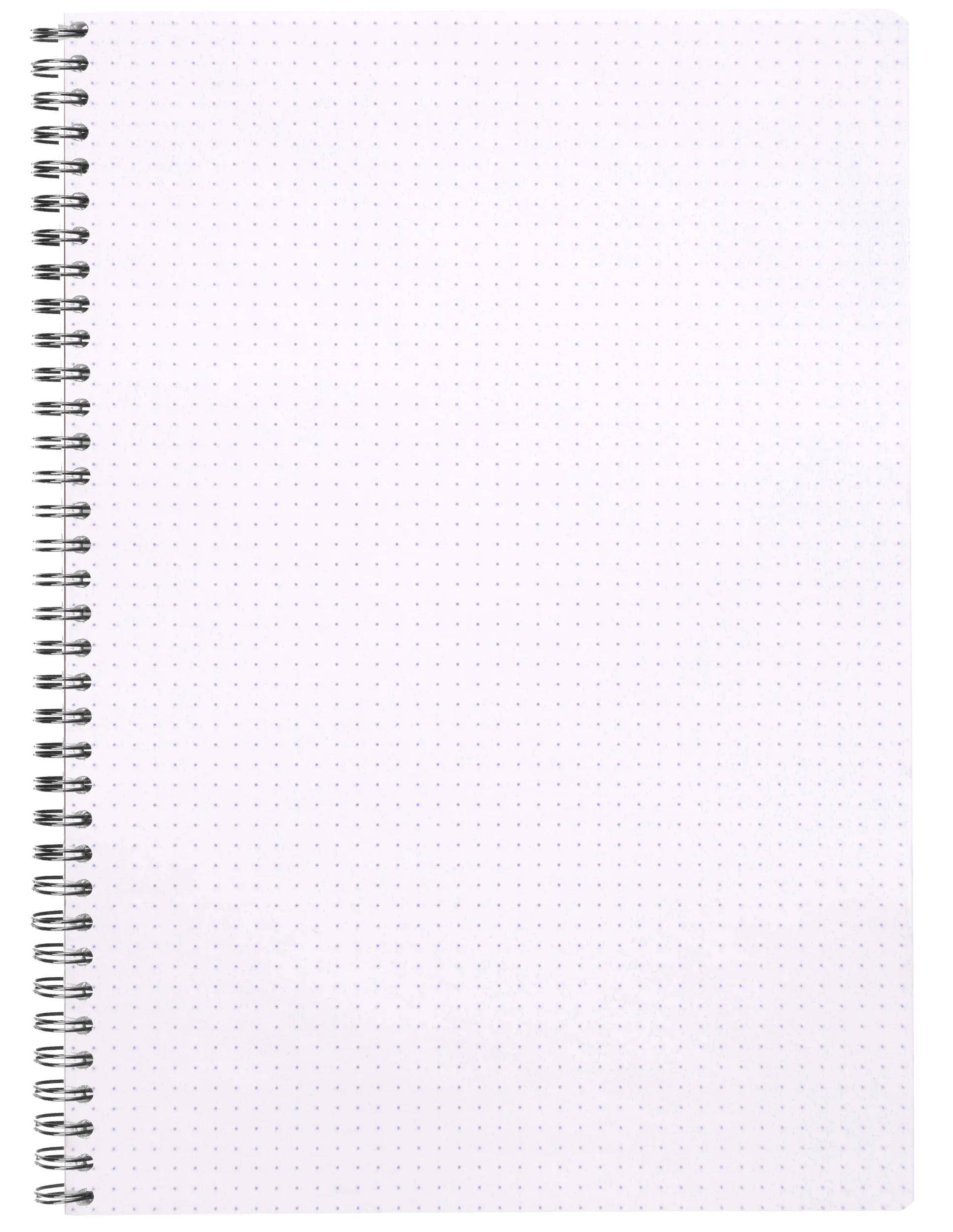 Rhodia 5x Notebook mit Doppelspirale A4+ 80Bl Dot-Lin. 80g - Schwarz 193039C