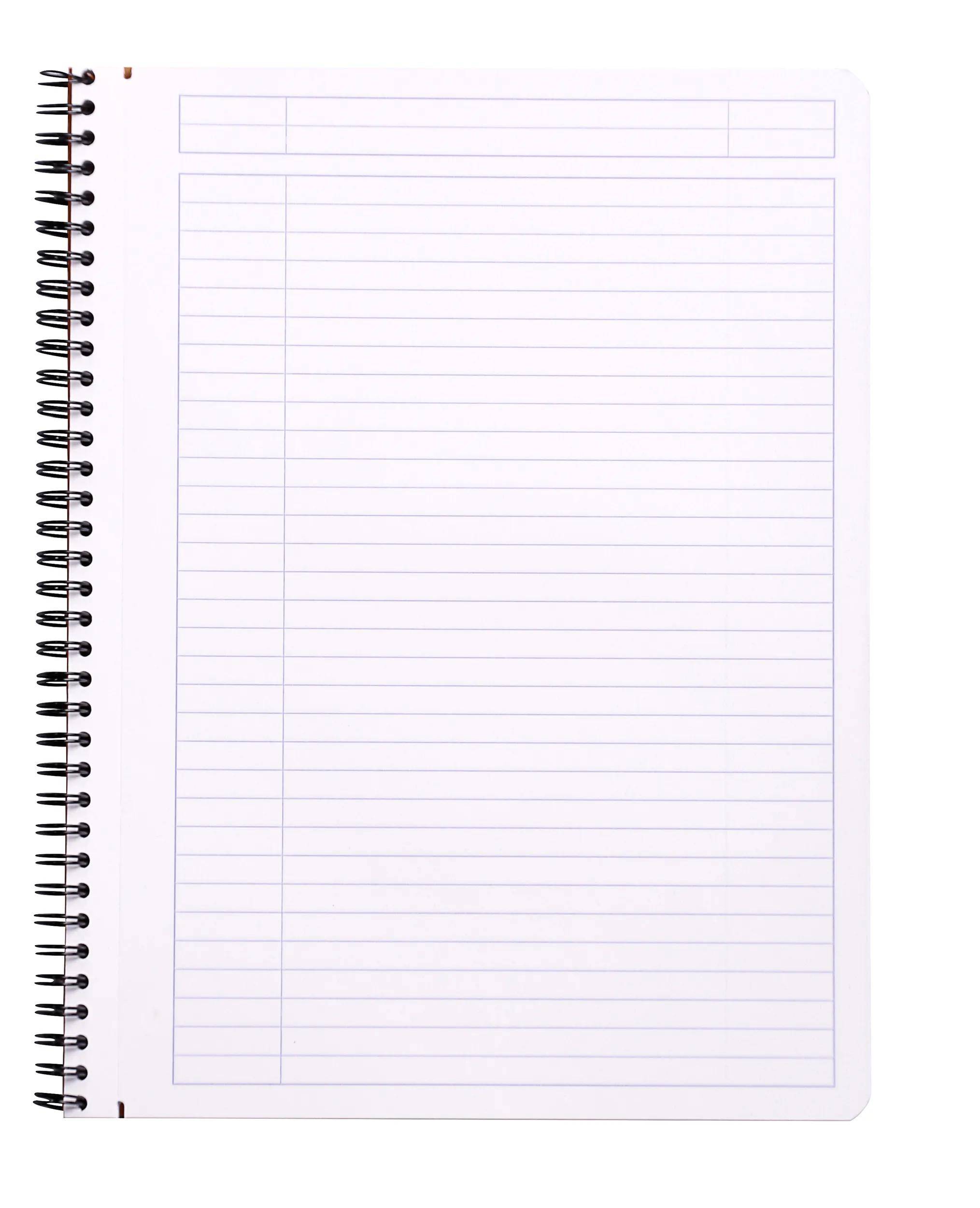 Rhodia 5x Notebook mit Doppelspirale A4+ 80Bl liniert 80g - Schwarz 193109C