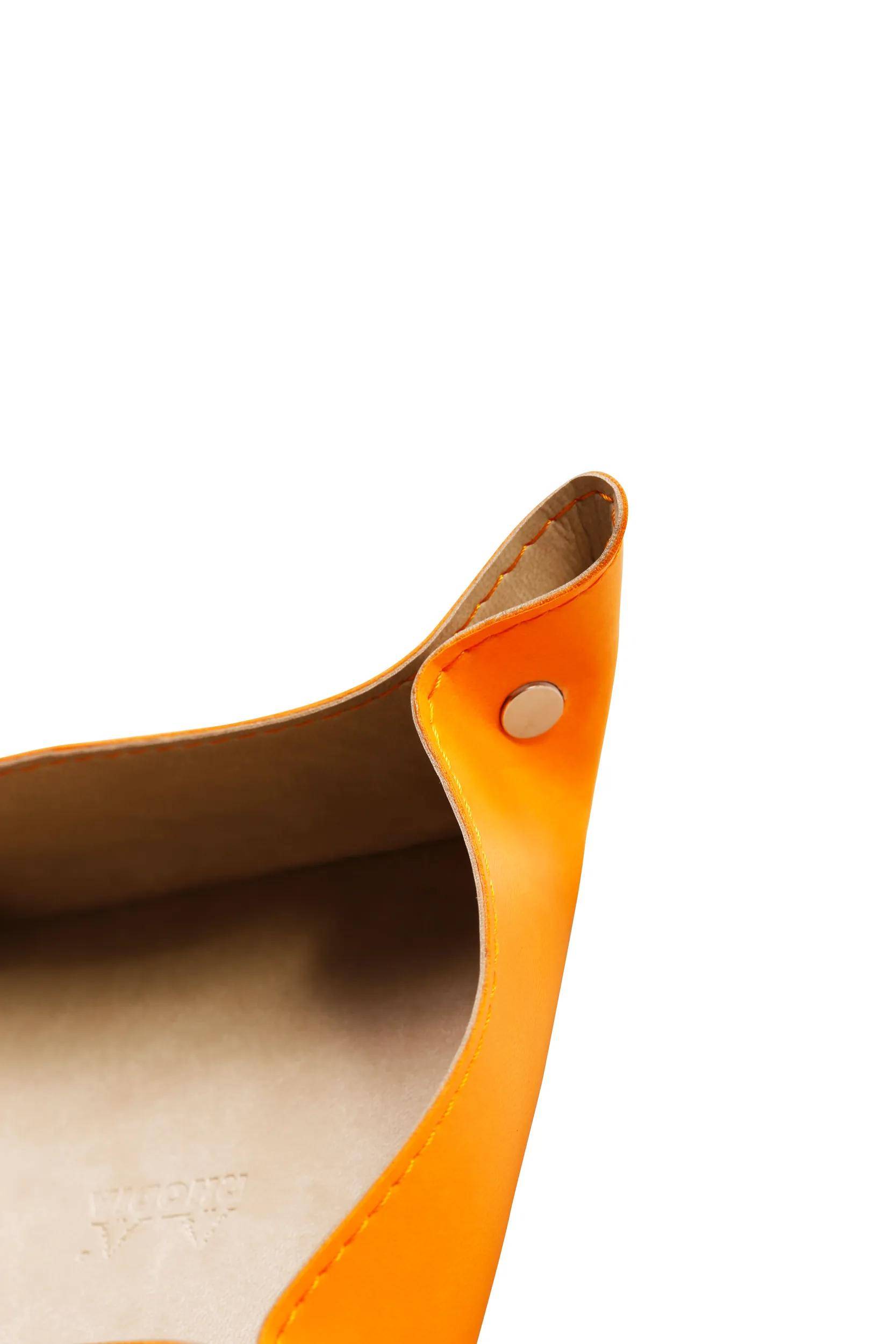 Rhodia 2x reversibler Taschenleerer IT Kunstleder, 12x12x4,5cm Beige 318855C