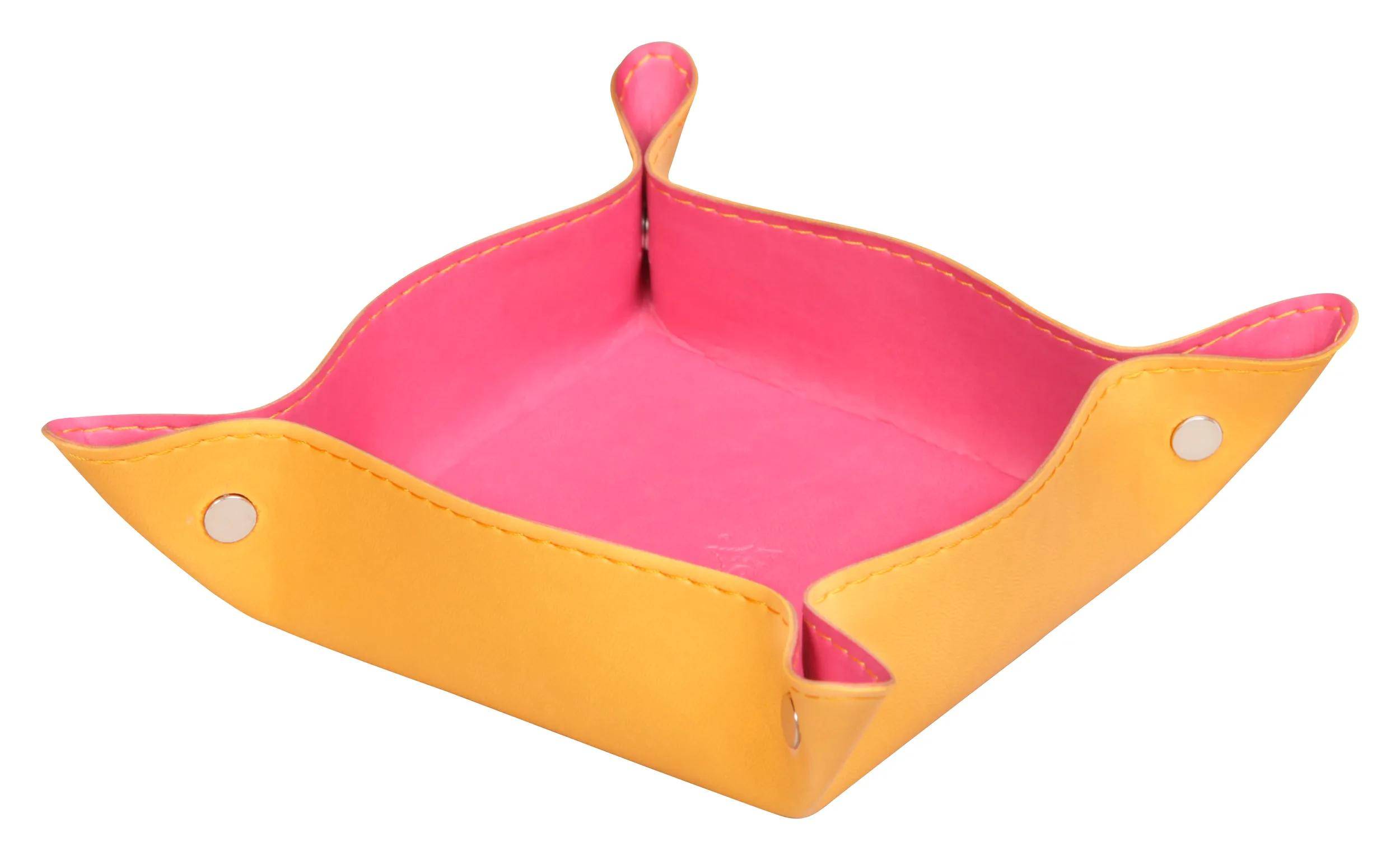 Rhodia 2x reversibler Taschenleerer IT Kunstleder, 12x12x4,5cm Himbeer 318952C