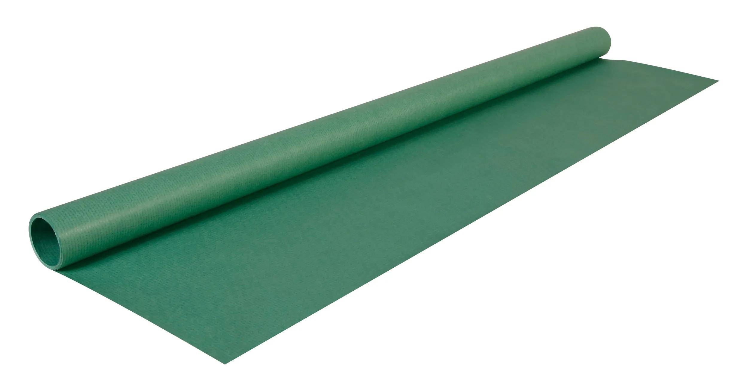 Clairefontaine 10x Farbiges gerilltes Kraftpapier Rolle 3x0,70m Moosgrün 95755C