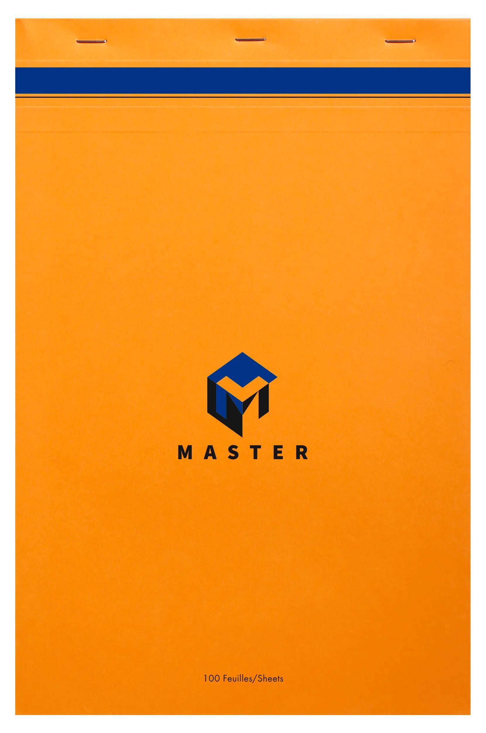 Calligraphe 5x Masterblock A4+ 100 Bl 70g Kartiert - Orange 10714C