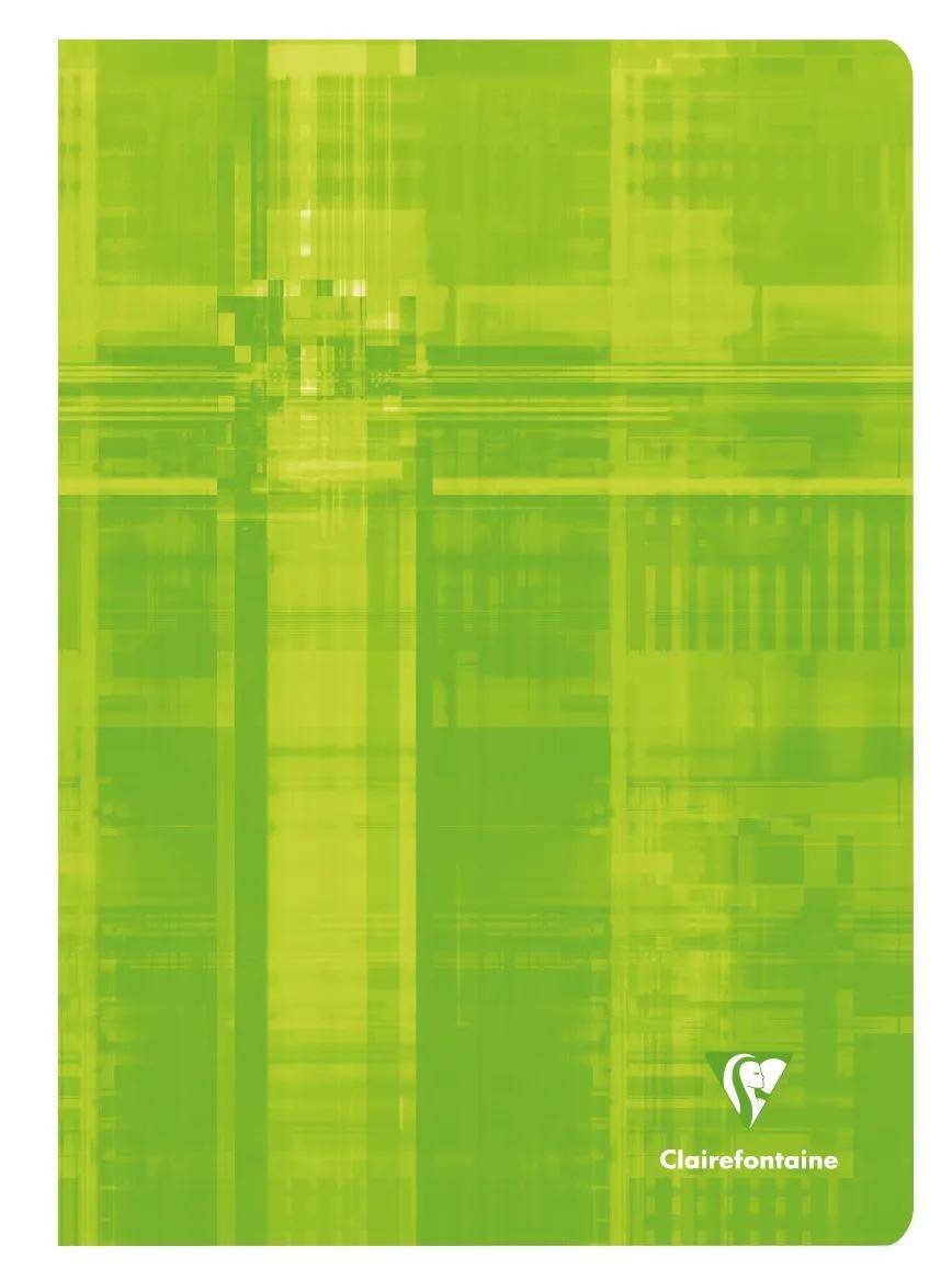 Clairefontaine 10x Heft A4, 40 Blatt liniert mit Rand 90g - Sortiert 63125C