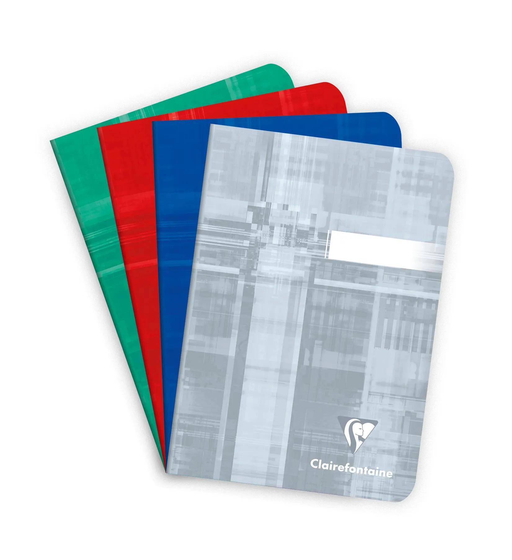 Clairefontaine 10x Oktav-Heft A6, 48 Blatt liniert 90g - Sortiert 3646C