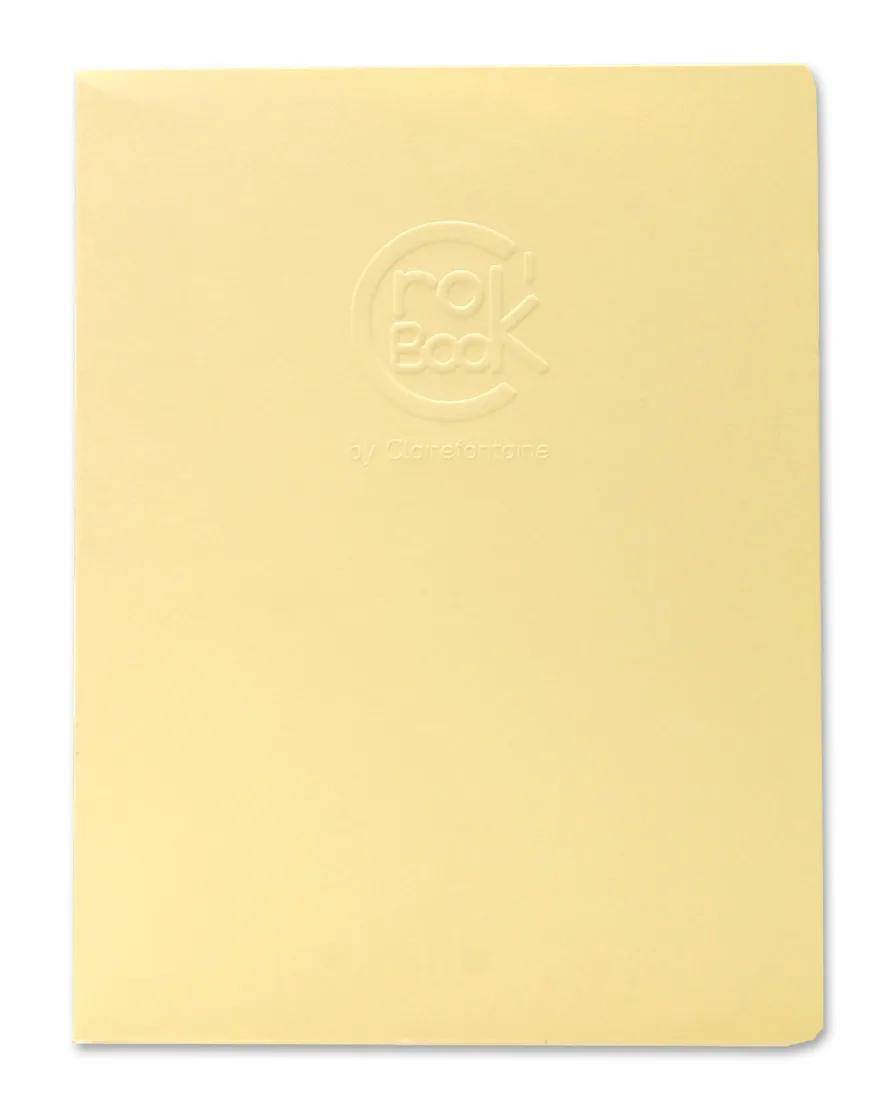 Clairefontaine 10x Skizzenheft Crok'Book 17x22cm Hochformat 24 Blatt weiß 6033C