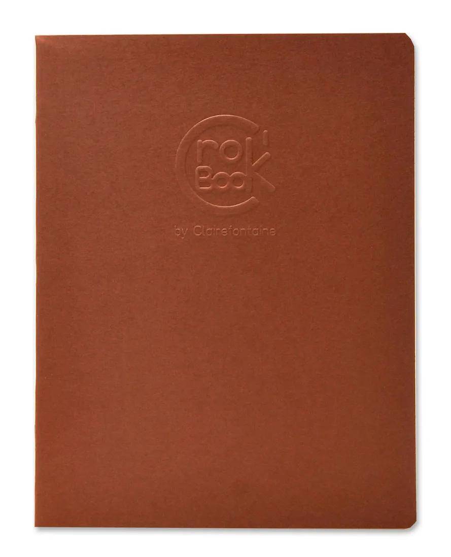 Clairefontaine 10x Skizzenheft Crok'Book 17x22cm Hochformat 24 Blatt weiß 6033C