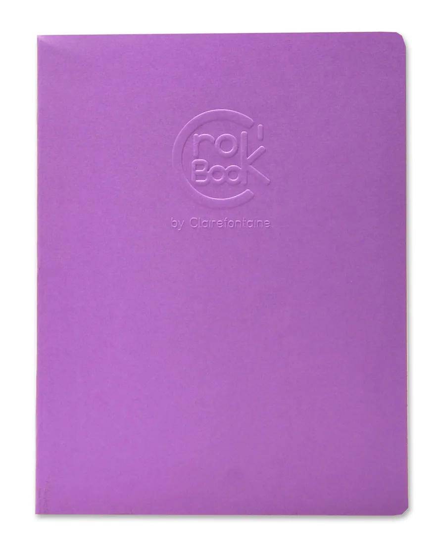 Clairefontaine 10x Skizzenheft Crok'Book 17x22cm Hochformat 24 Blatt weiß 6033C