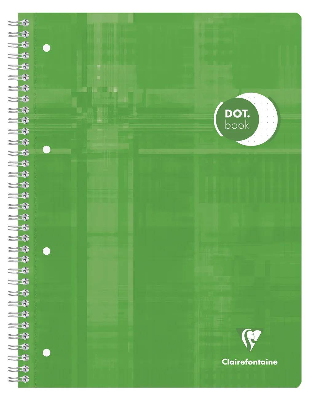 Clairefontaine 5x Collegeblock A4+ mit Ringbuchlochung 80 Blatt Sort. 8253C