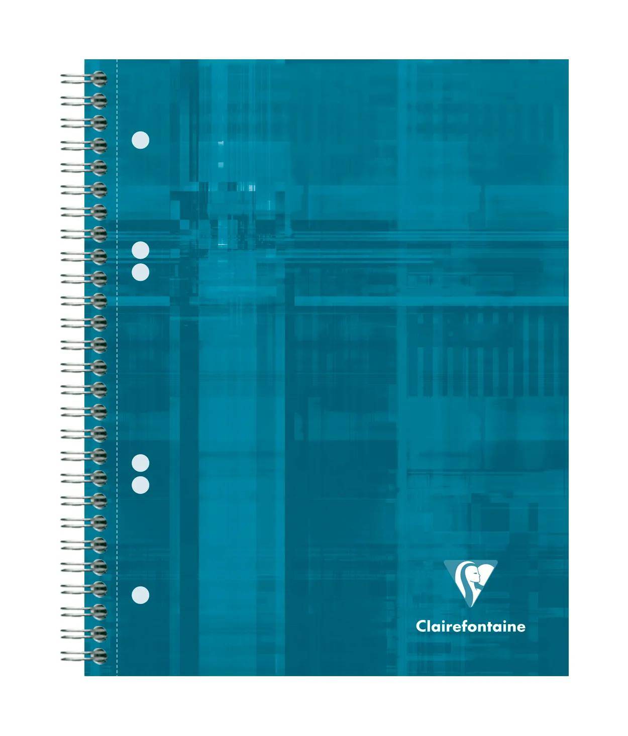 Clairefontaine 5x BIND'O BLOCK Konferenzblock A5 90 Blatt kariert Sortiert 8272C