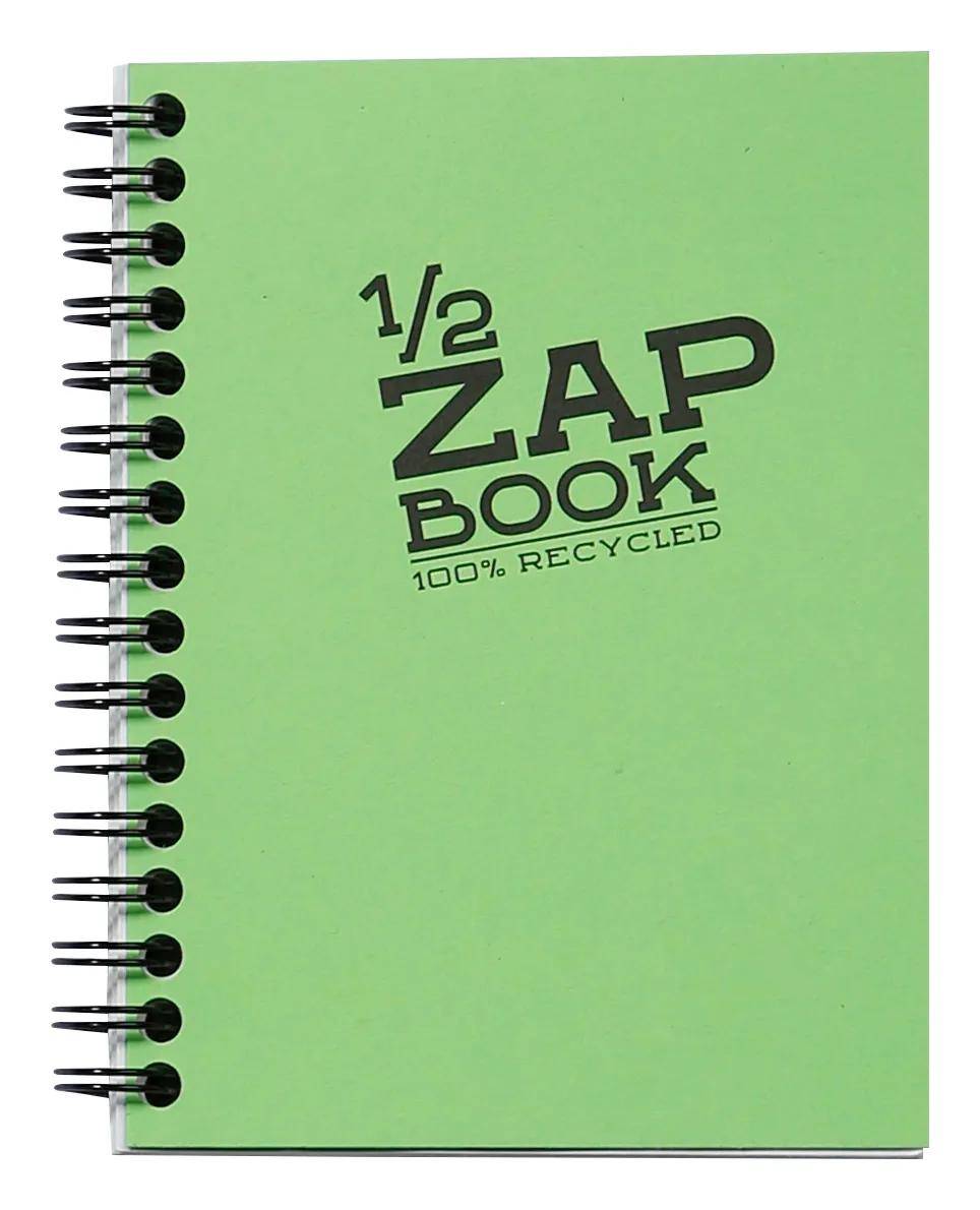 Clairefontaine 10x 1/2 Zap Book, spiralgebundenes Skizzenbuch A6, 40 Blatt 8348C