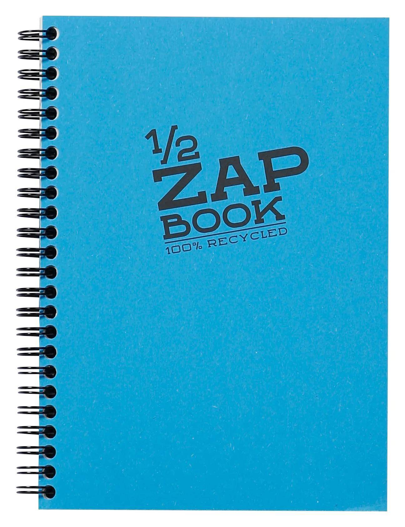 Clairefontaine 5x 1/2 Zap Book, spiralgebundenes Skizzenbuch A5, 40 Blatt 8349C
