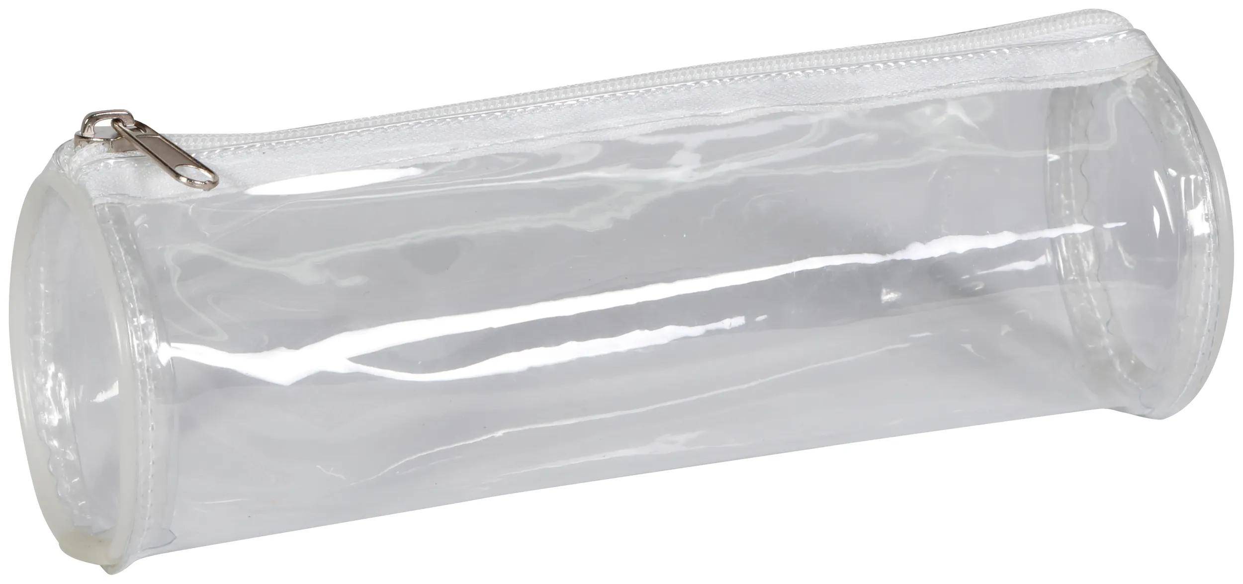 Clairefontaine 4x Rundes Schlampermäppchen, transparent Transparent 8485C