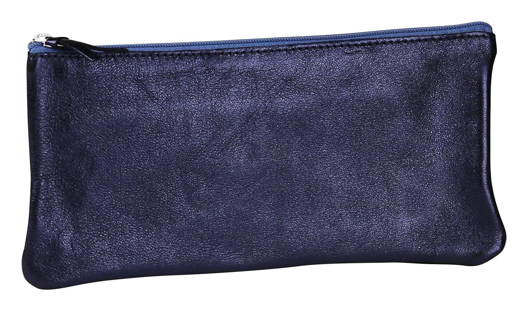 Clairefontaine 4x Schlampermäppchen flach 22x11cm Petroleum 8707C