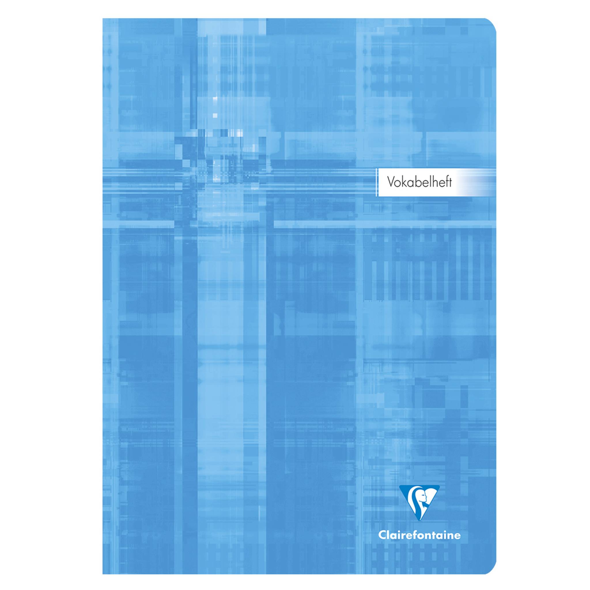 Blauer Clairefontaine Notizbucheinband mit der Aufschrift 