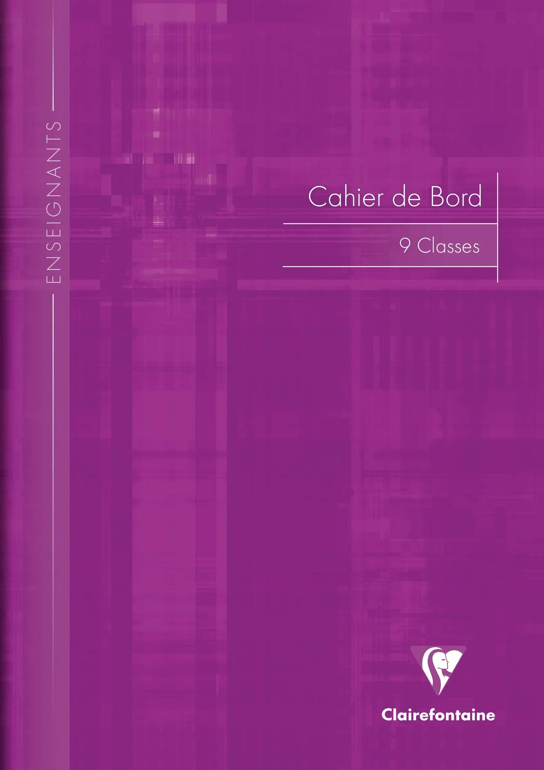 Clairefontaine 10x Klassenheft für Lehrer A4 30 Blatt für 9 Klassen Sort. 3129C
