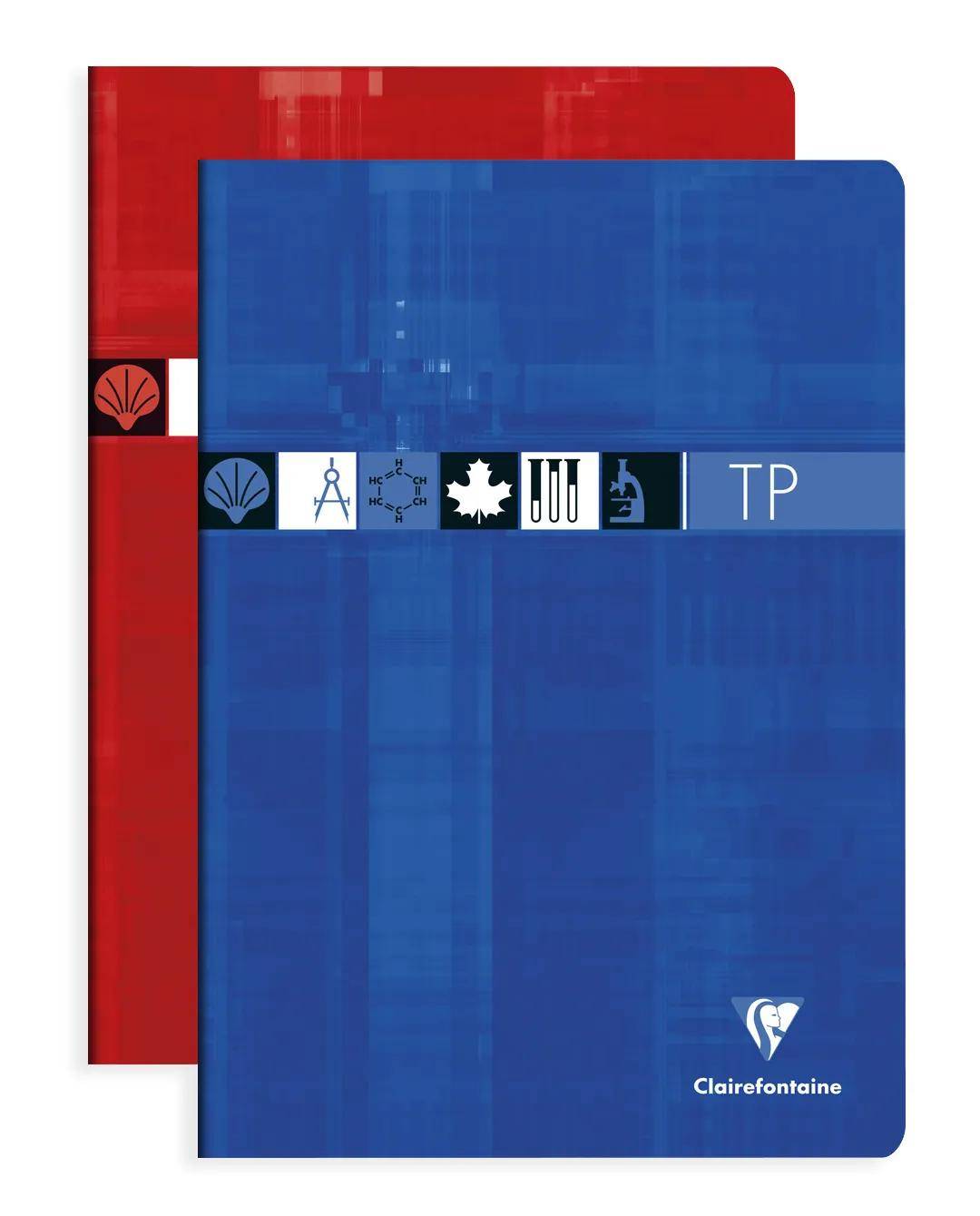 Clairefontaine 10x Arbeitsheft A4 40 Blatt FR Lin.90g blanko 125g Sortiert 3167C