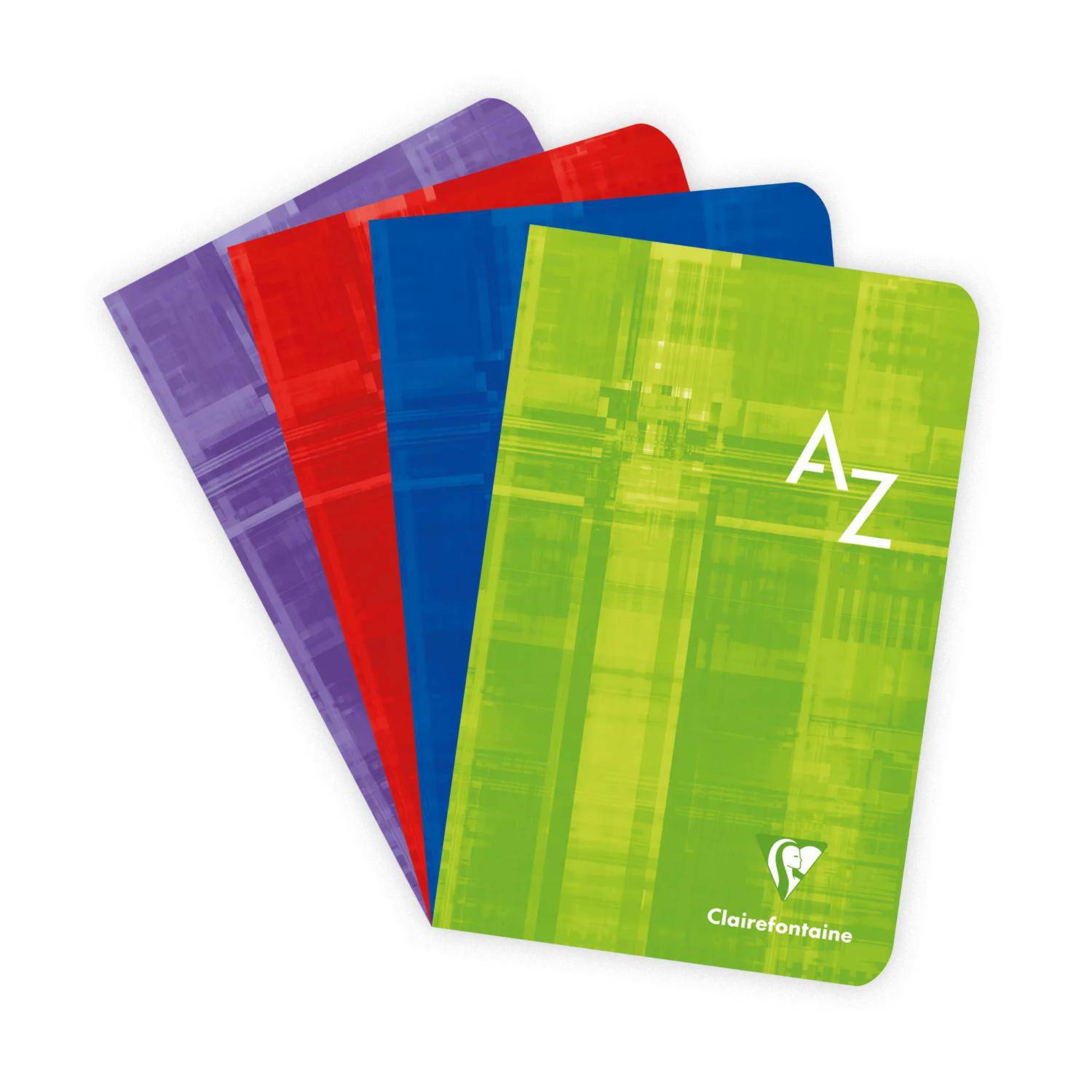 Clairefontaine 10x Registerbuch 11x17 cm, 48 Bl 90g, kariert 5/5 Sortiert 63609C