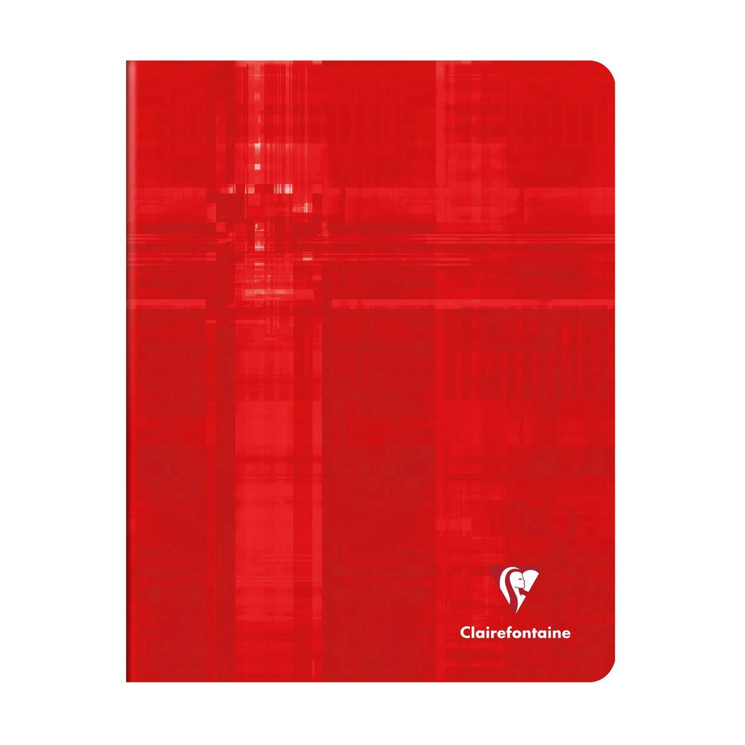 Clairefontaine 10x Heft 16,5x21 cm, 36 Bl 90g, kariert 10/10 Rand Sortiert 365C